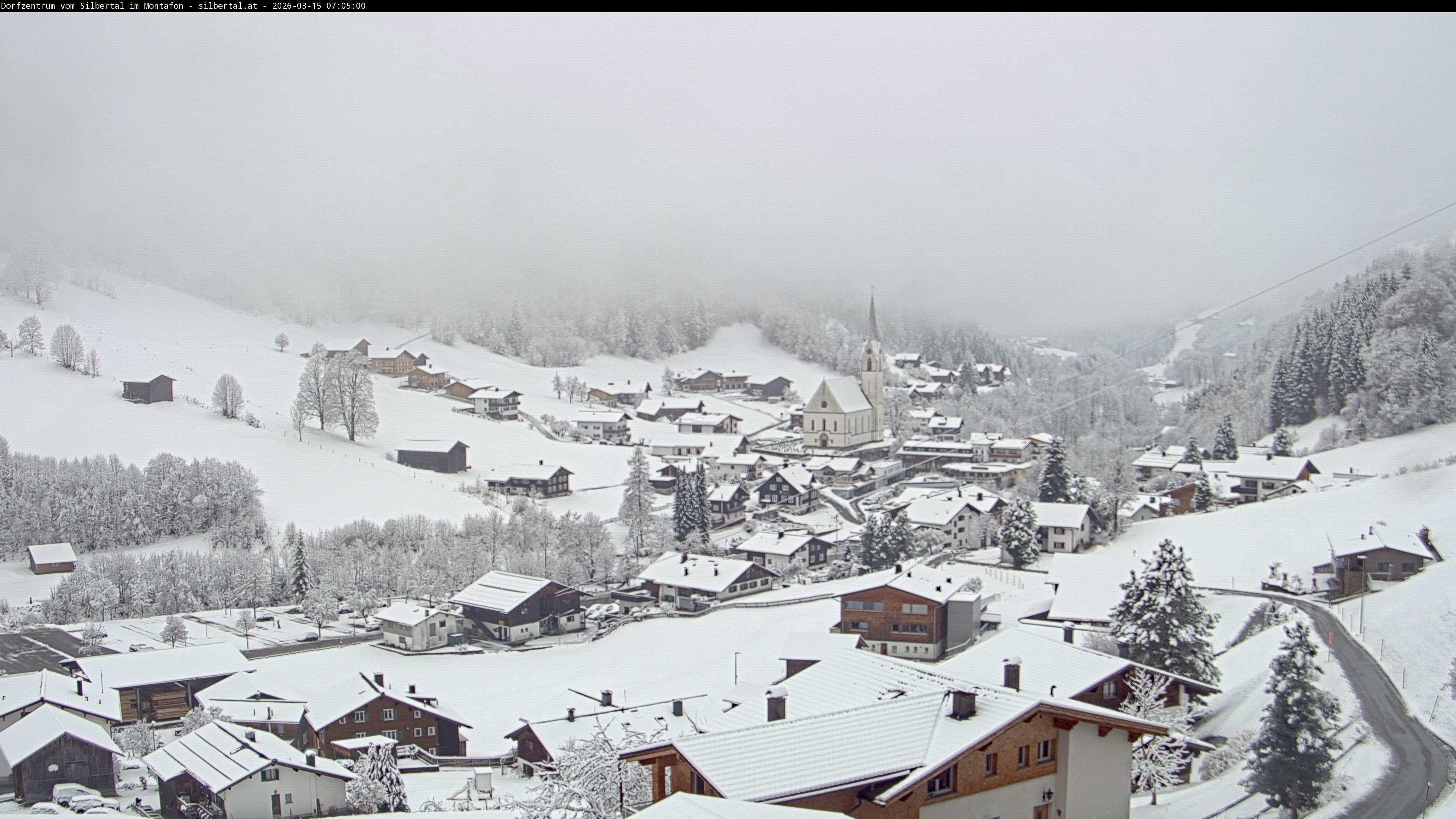 Archived image Webcam Silbertal, Vorarlberg