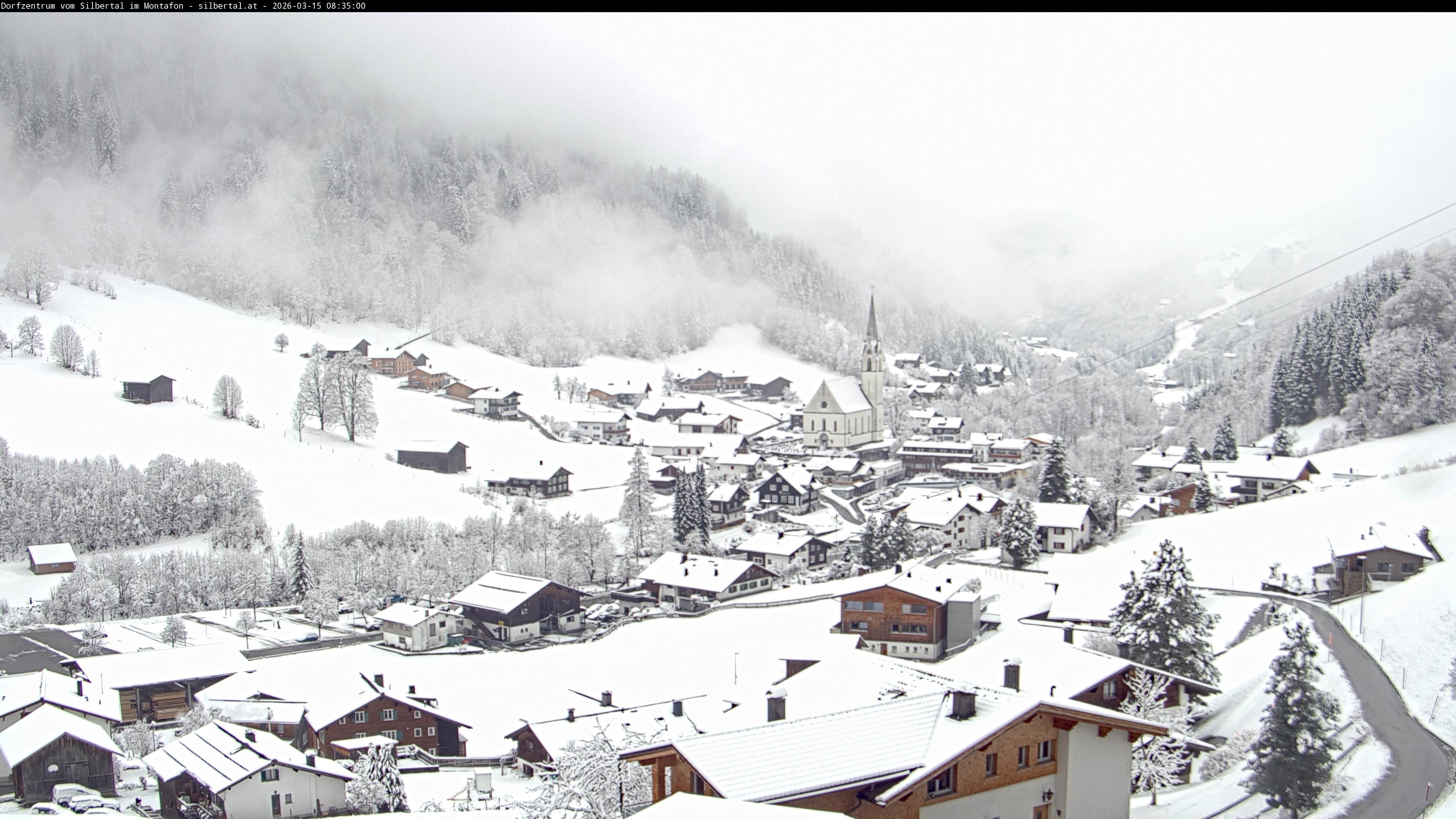 Archived image Webcam Silbertal, Vorarlberg