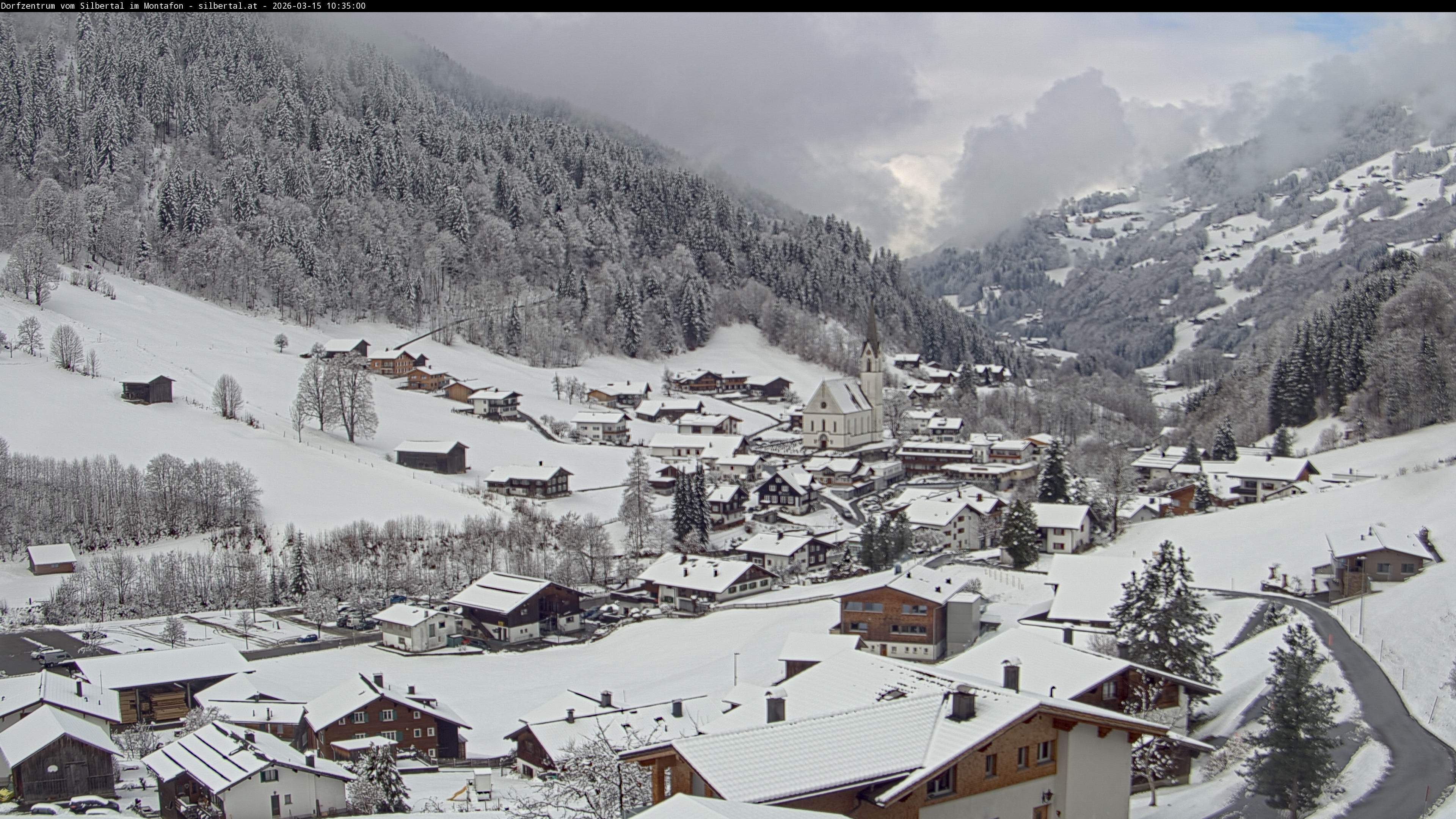 Archived image Webcam Silbertal, Vorarlberg