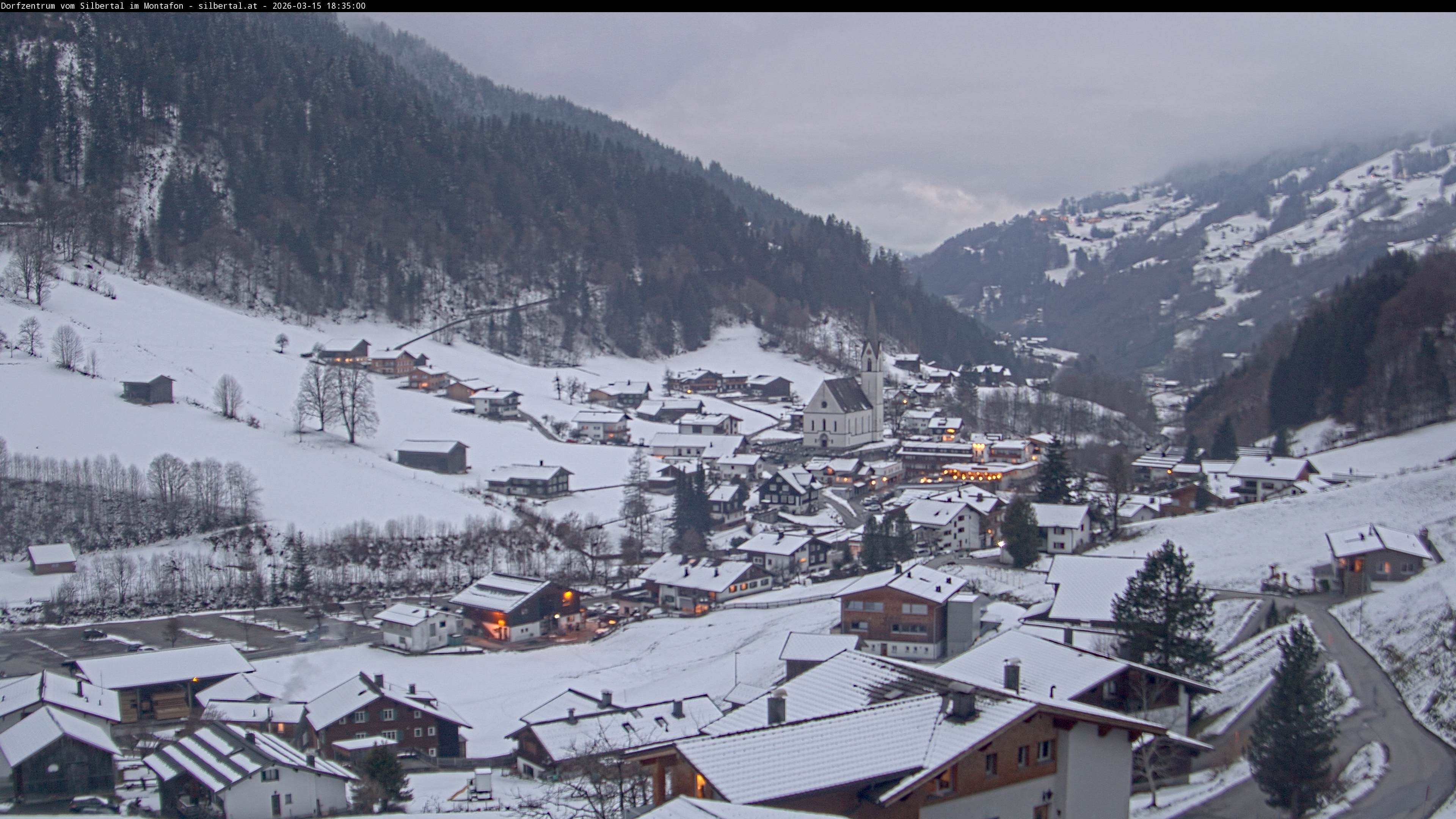 Archived image Webcam Silbertal, Vorarlberg