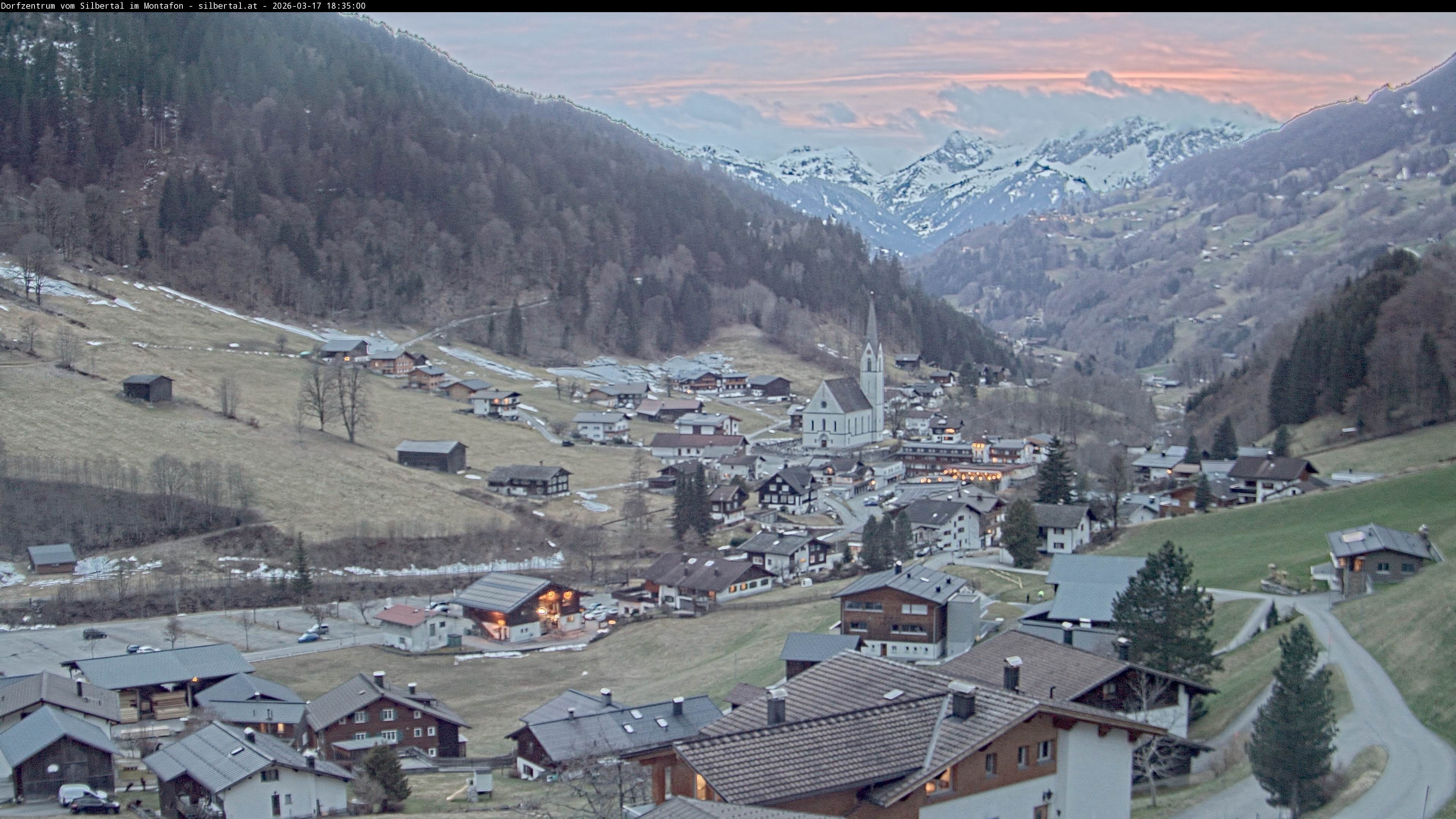 Archived image Webcam Silbertal, Vorarlberg