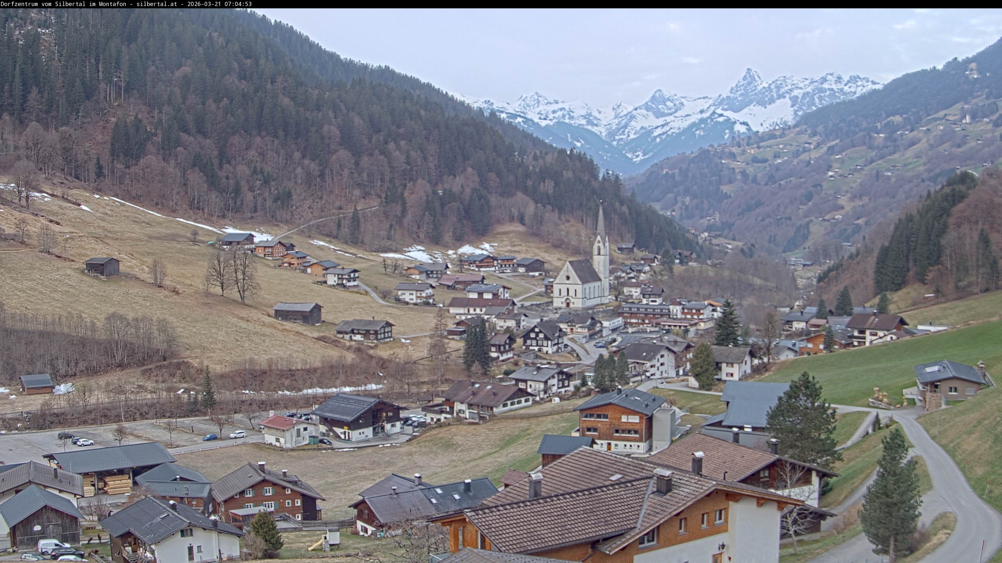 Archived image Webcam Silbertal, Vorarlberg