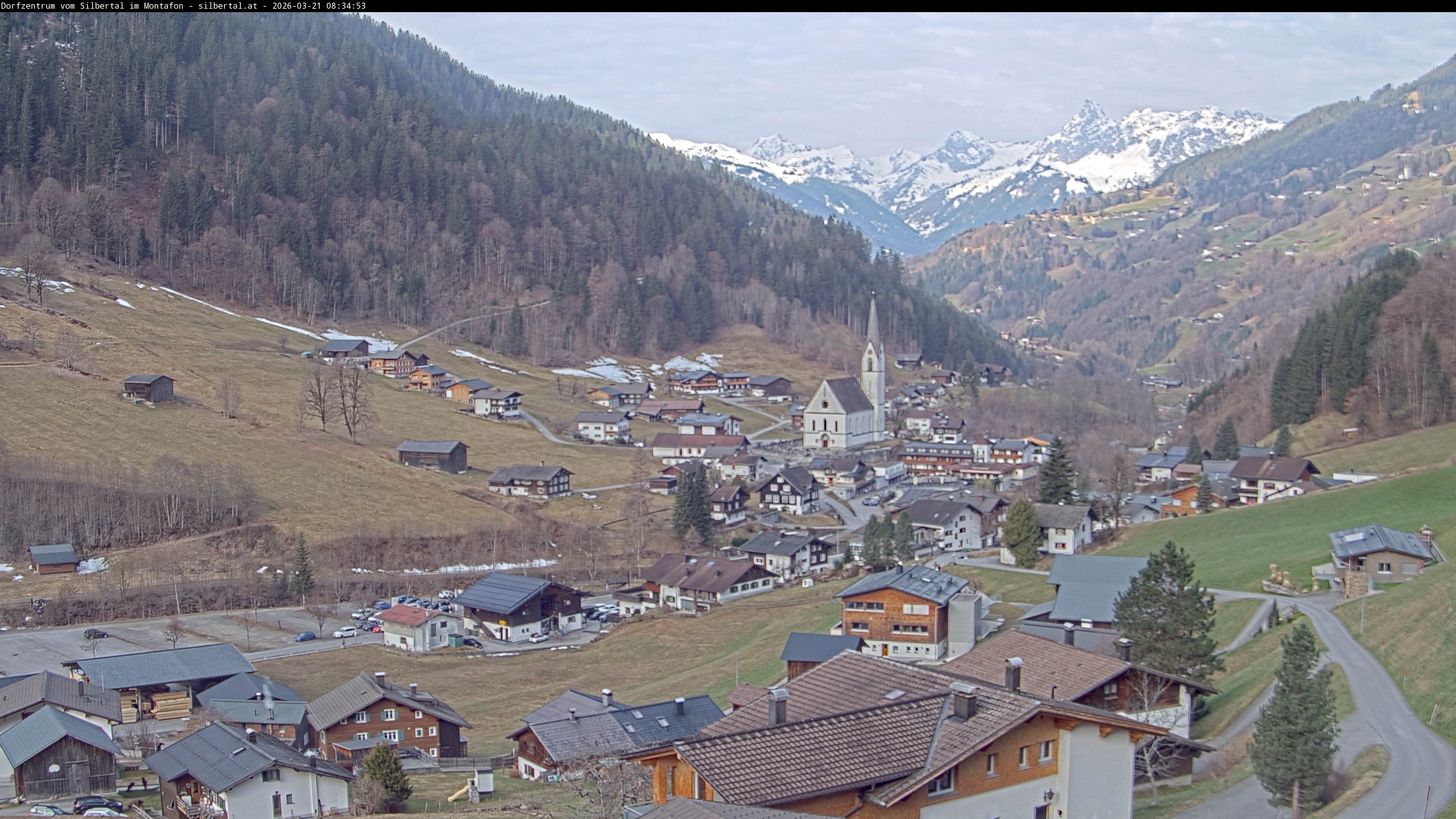 Archived image Webcam Silbertal, Vorarlberg