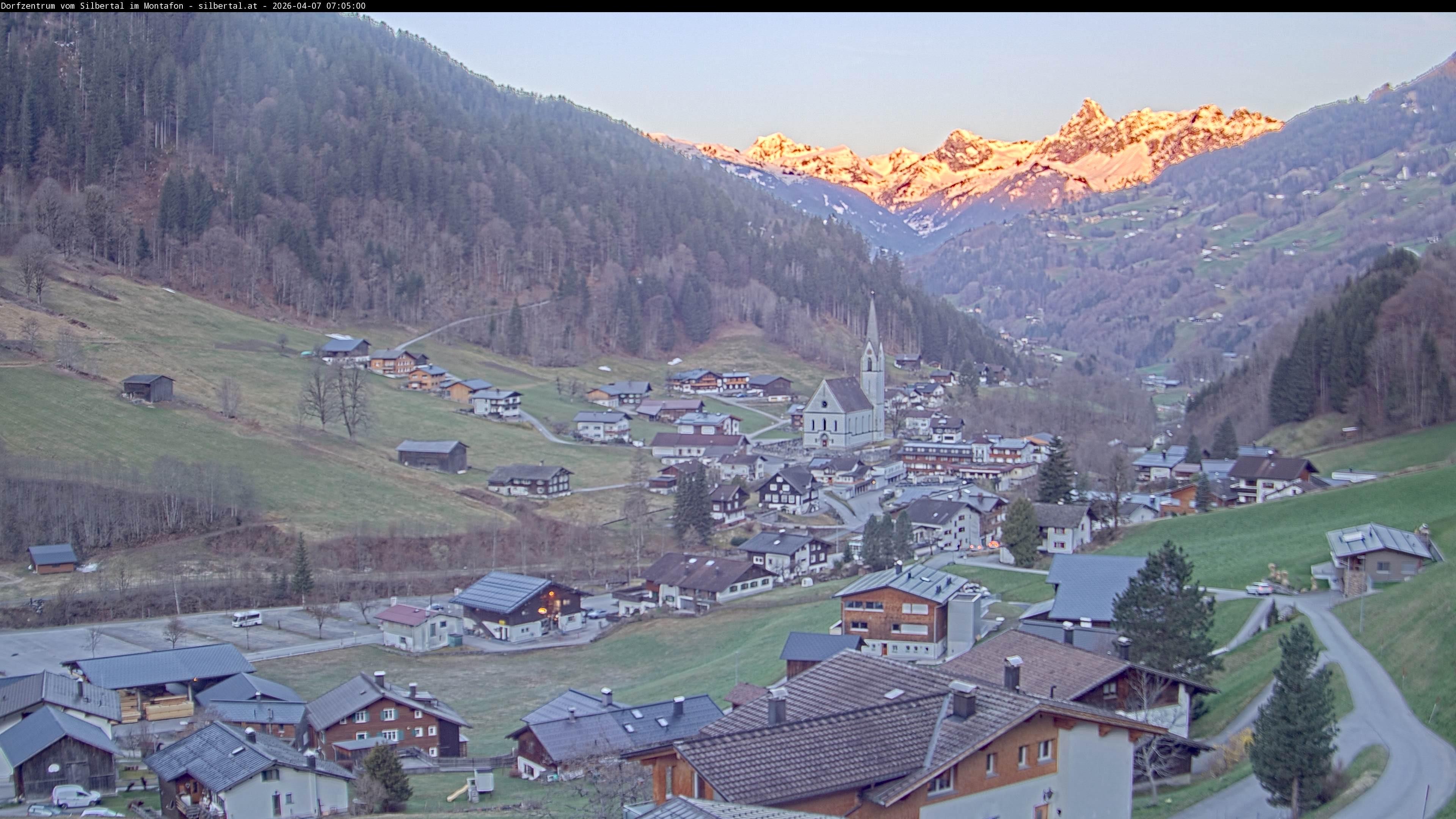 Archived image Webcam Silbertal, Vorarlberg