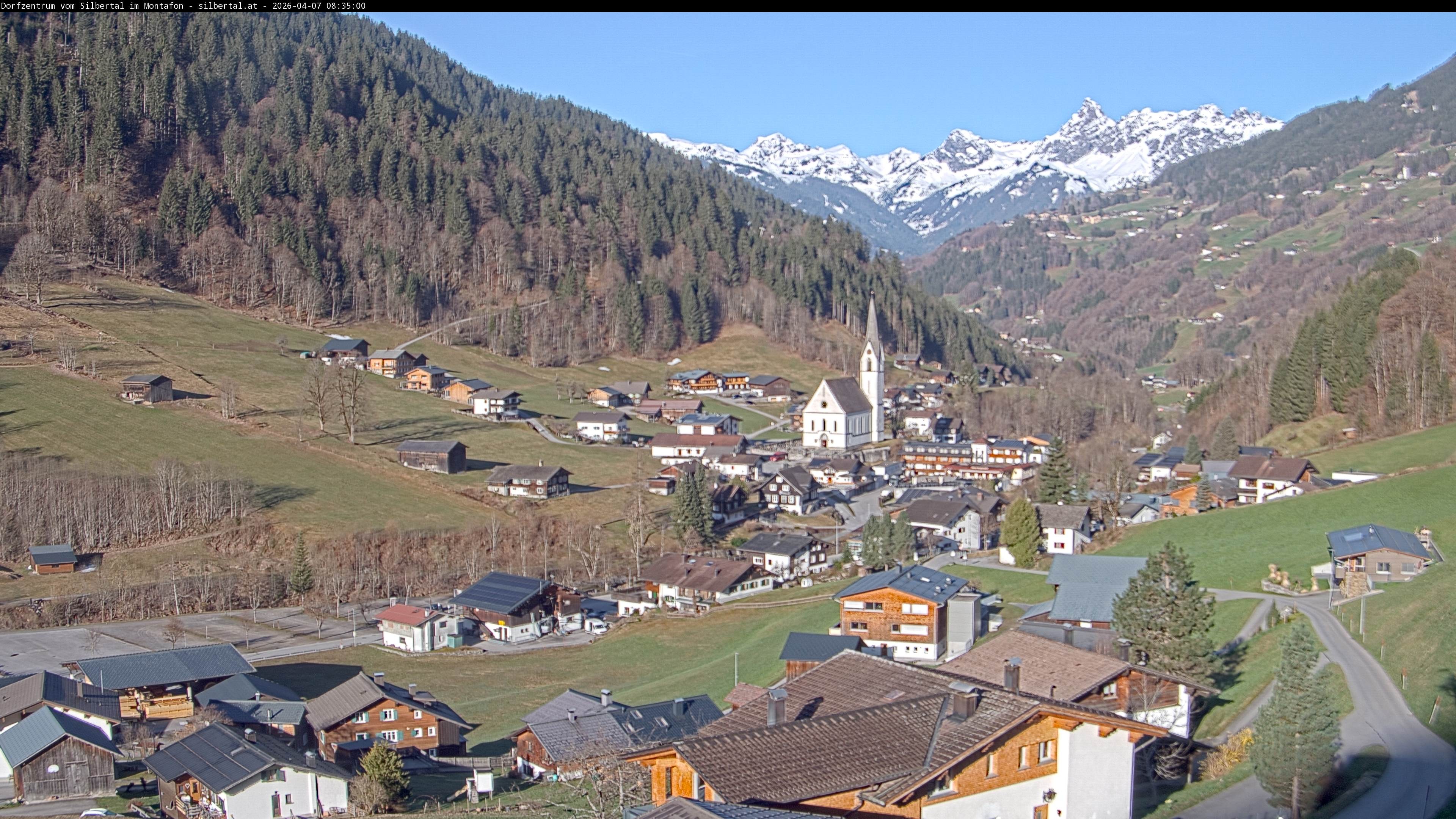 Archived image Webcam Silbertal, Vorarlberg