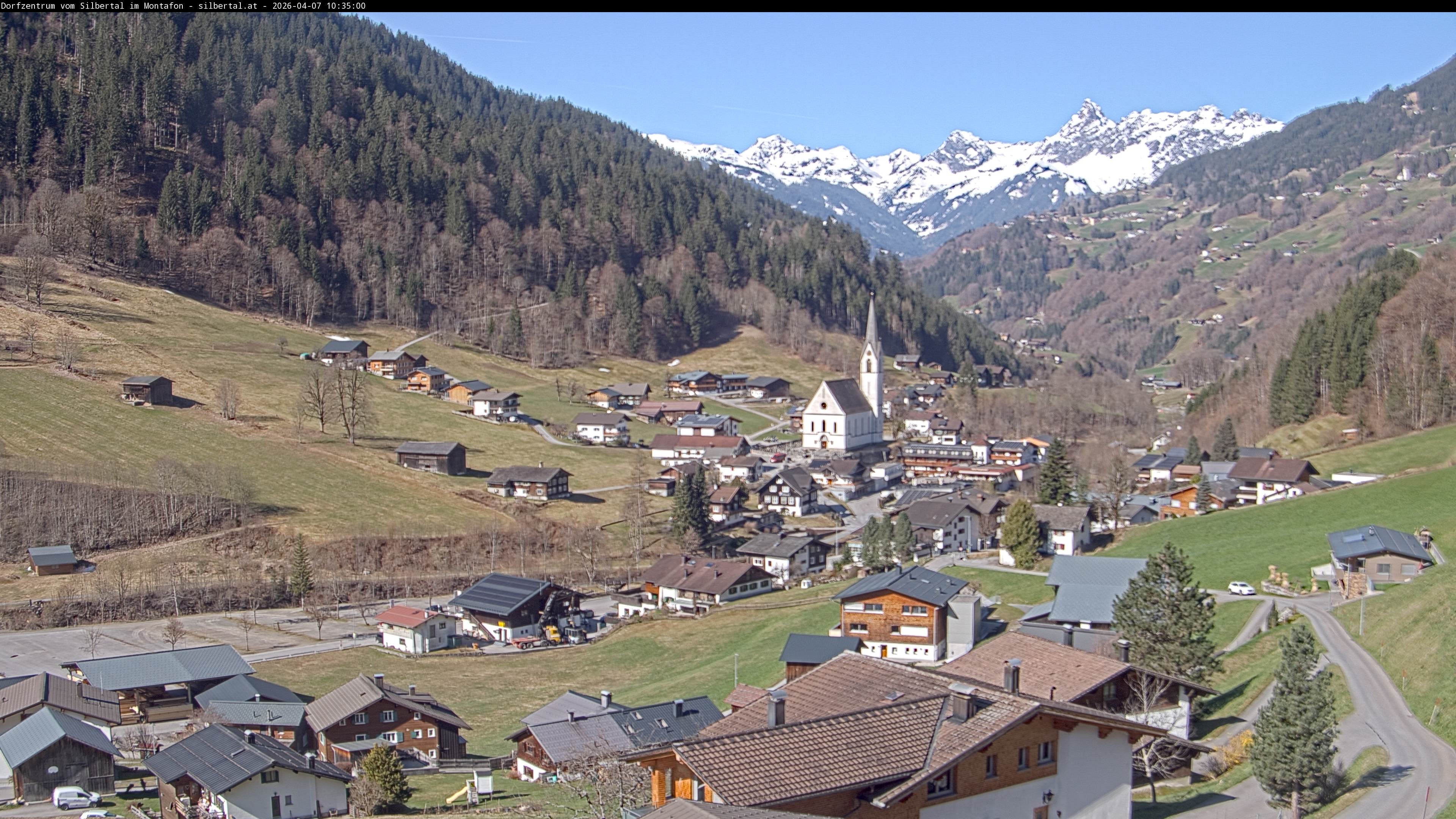 Archived image Webcam Silbertal, Vorarlberg