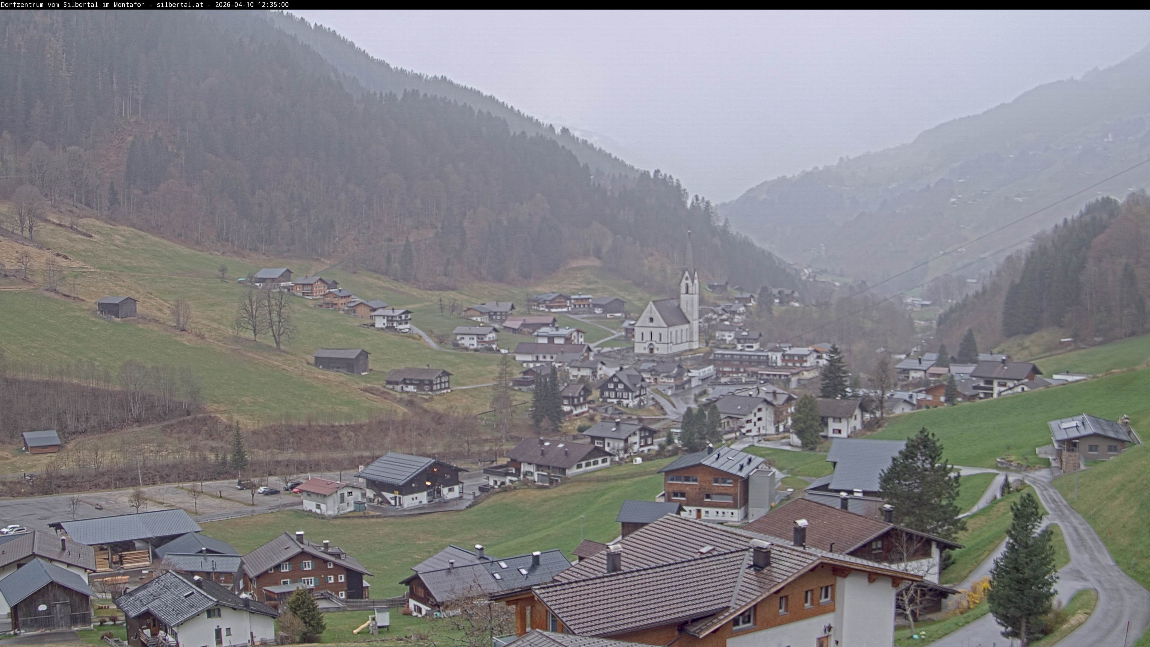 Archiv Foto Webcam Blick auf Silbertal, Vorarlberg