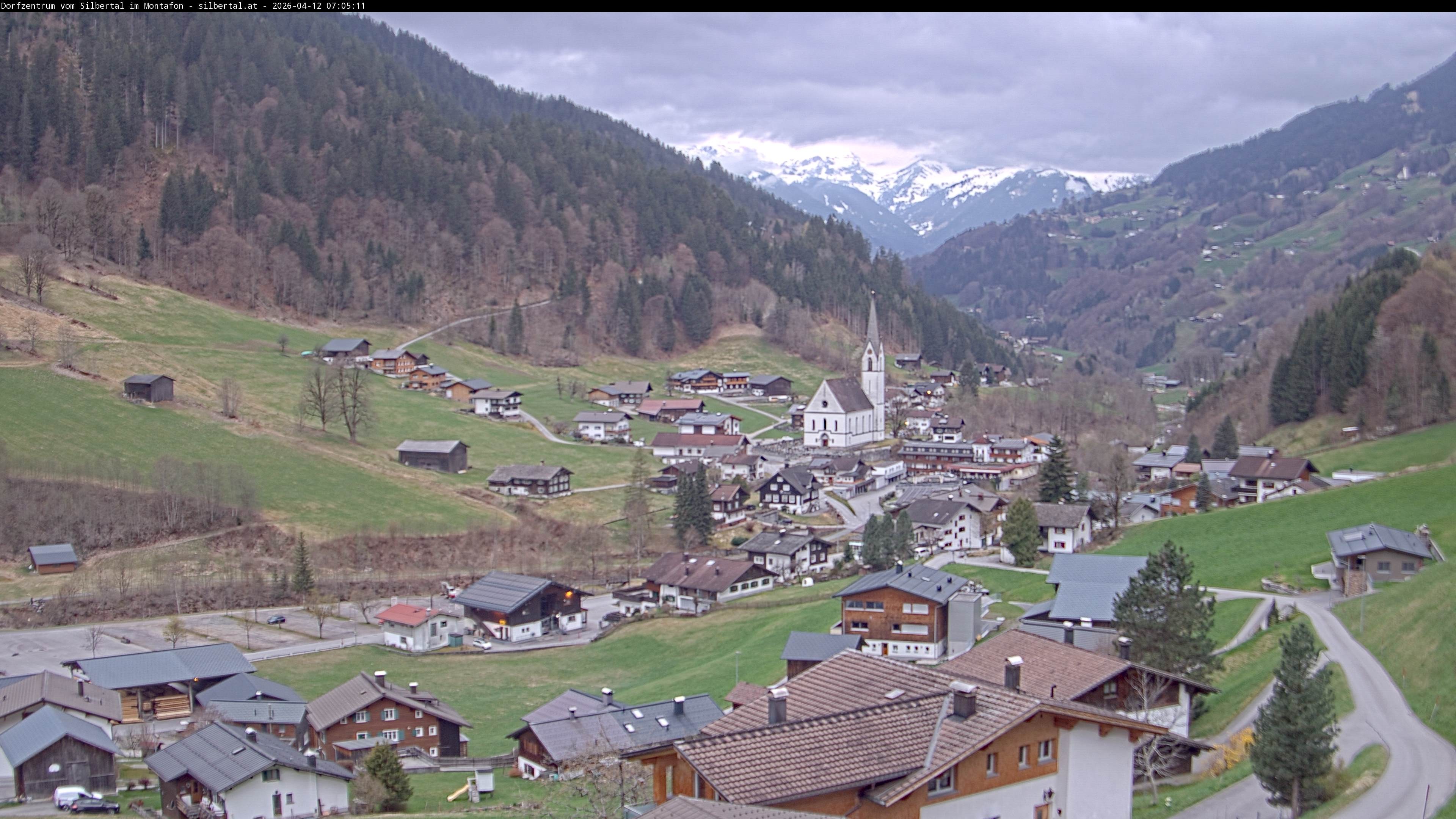 Archived image Webcam Silbertal, Vorarlberg
