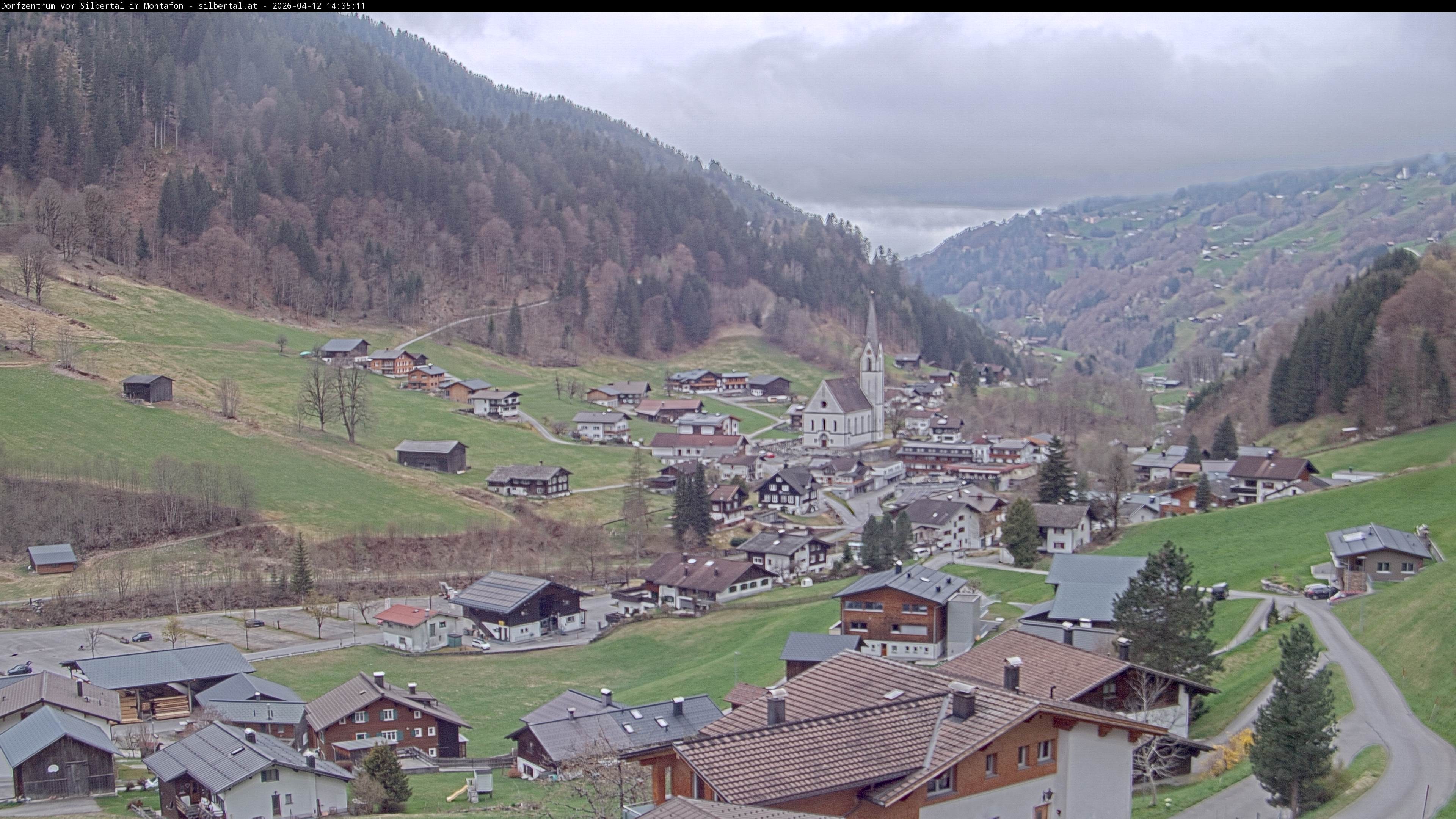 Archived image Webcam Silbertal, Vorarlberg
