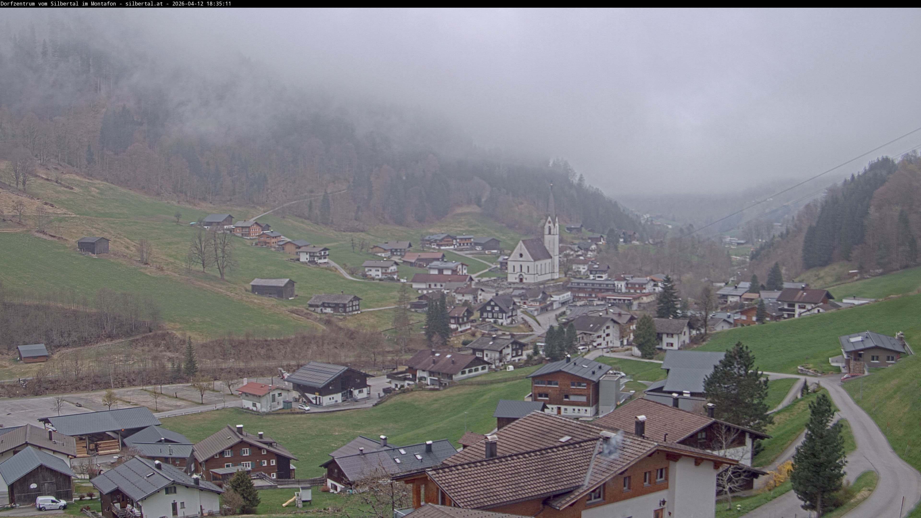 Archived image Webcam Silbertal, Vorarlberg