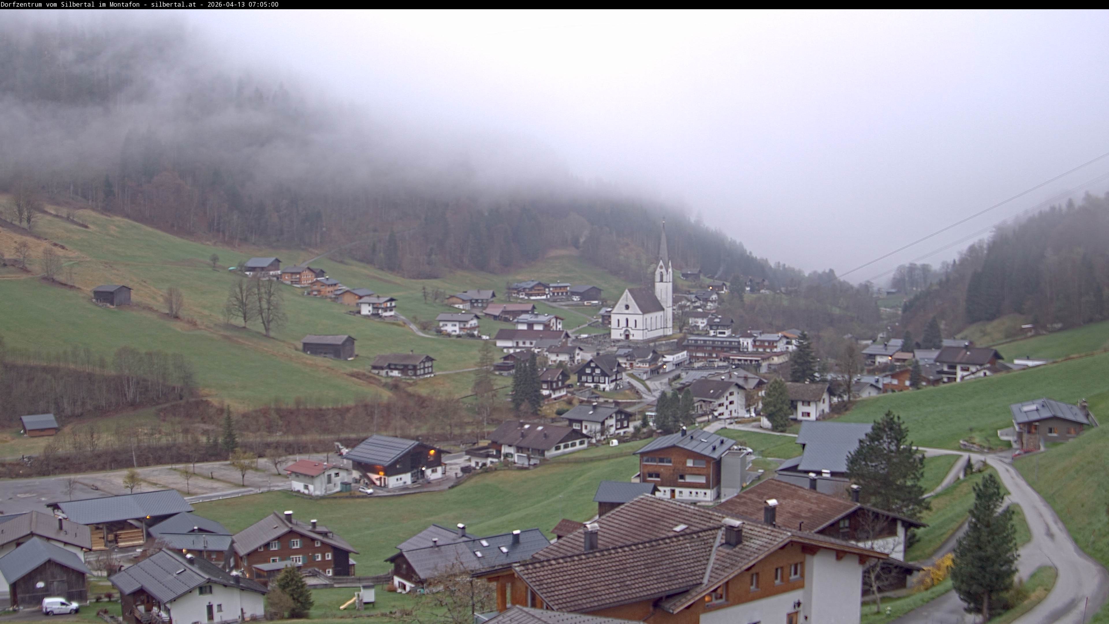 Archived image Webcam Silbertal, Vorarlberg