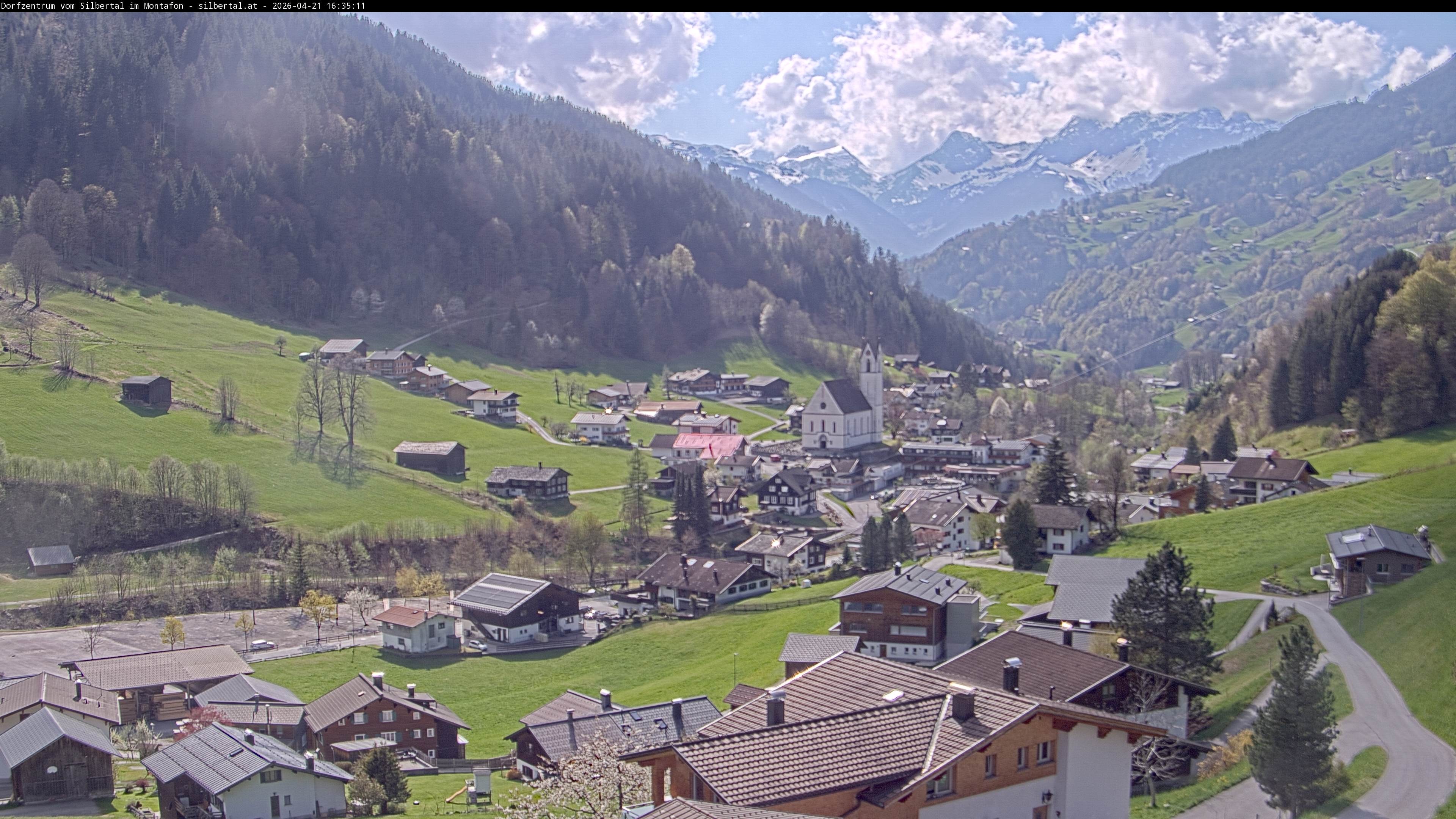 Archived image Webcam Silbertal, Vorarlberg