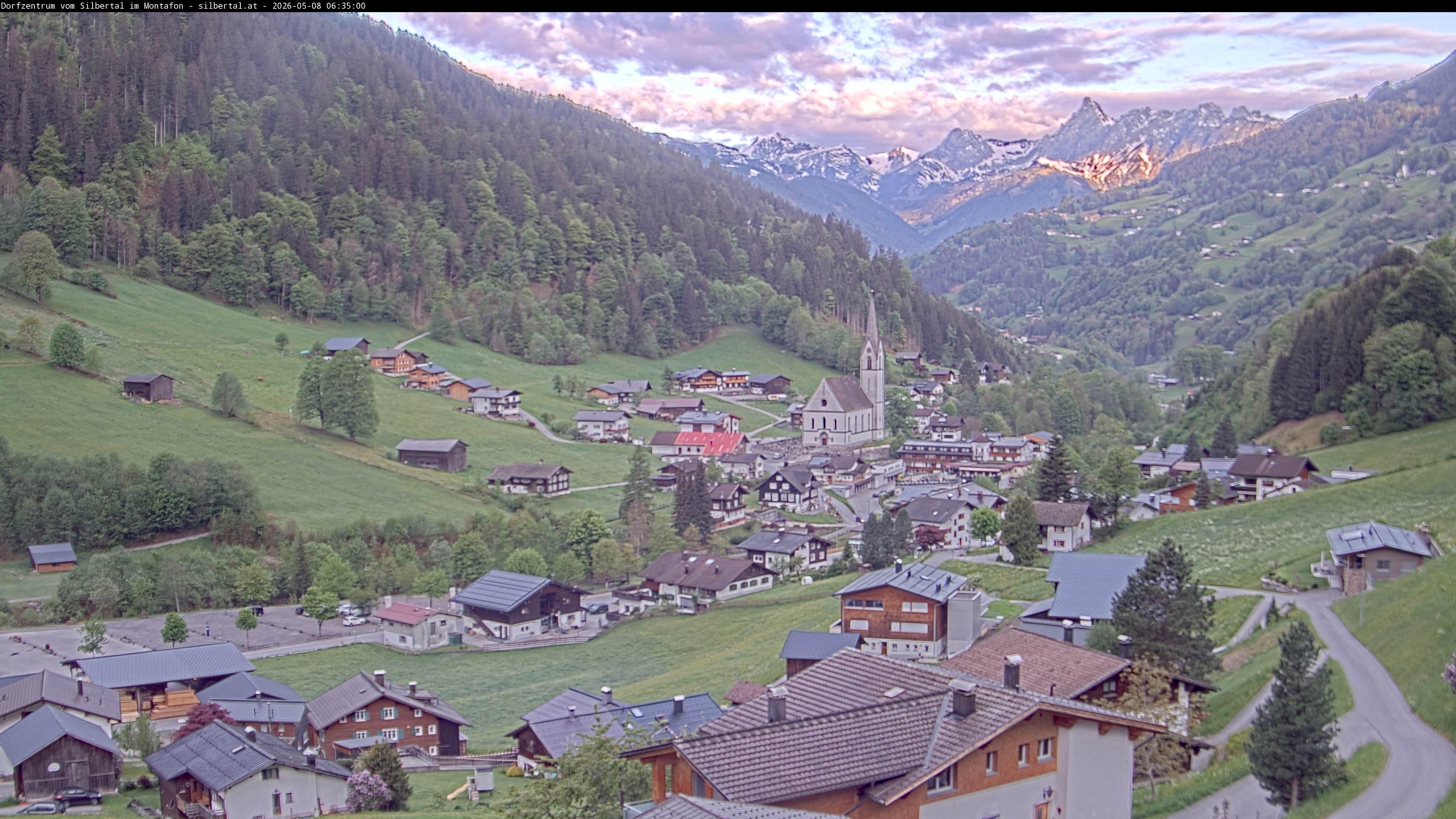Archived image Webcam Silbertal, Vorarlberg