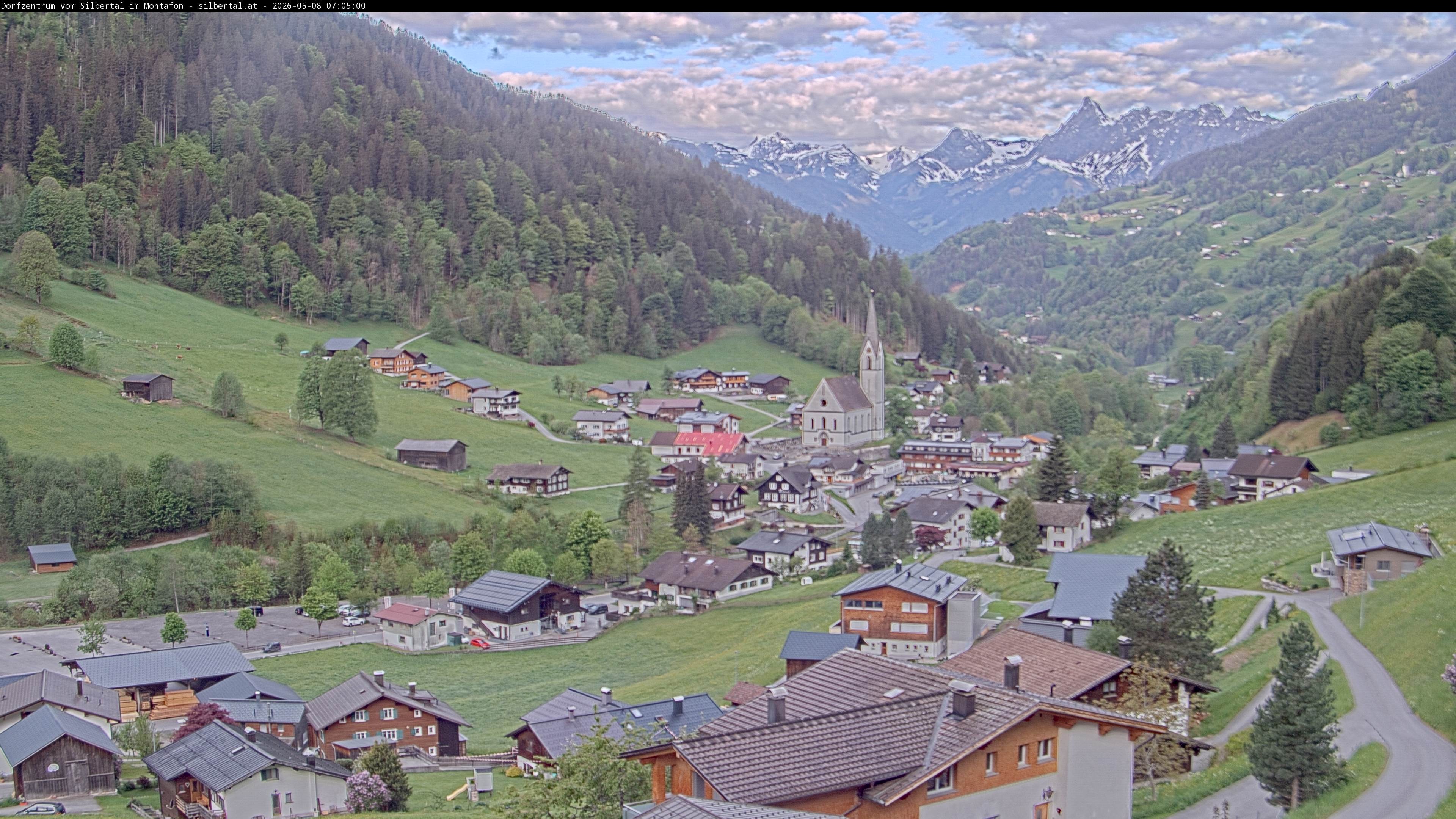 Archived image Webcam Silbertal, Vorarlberg