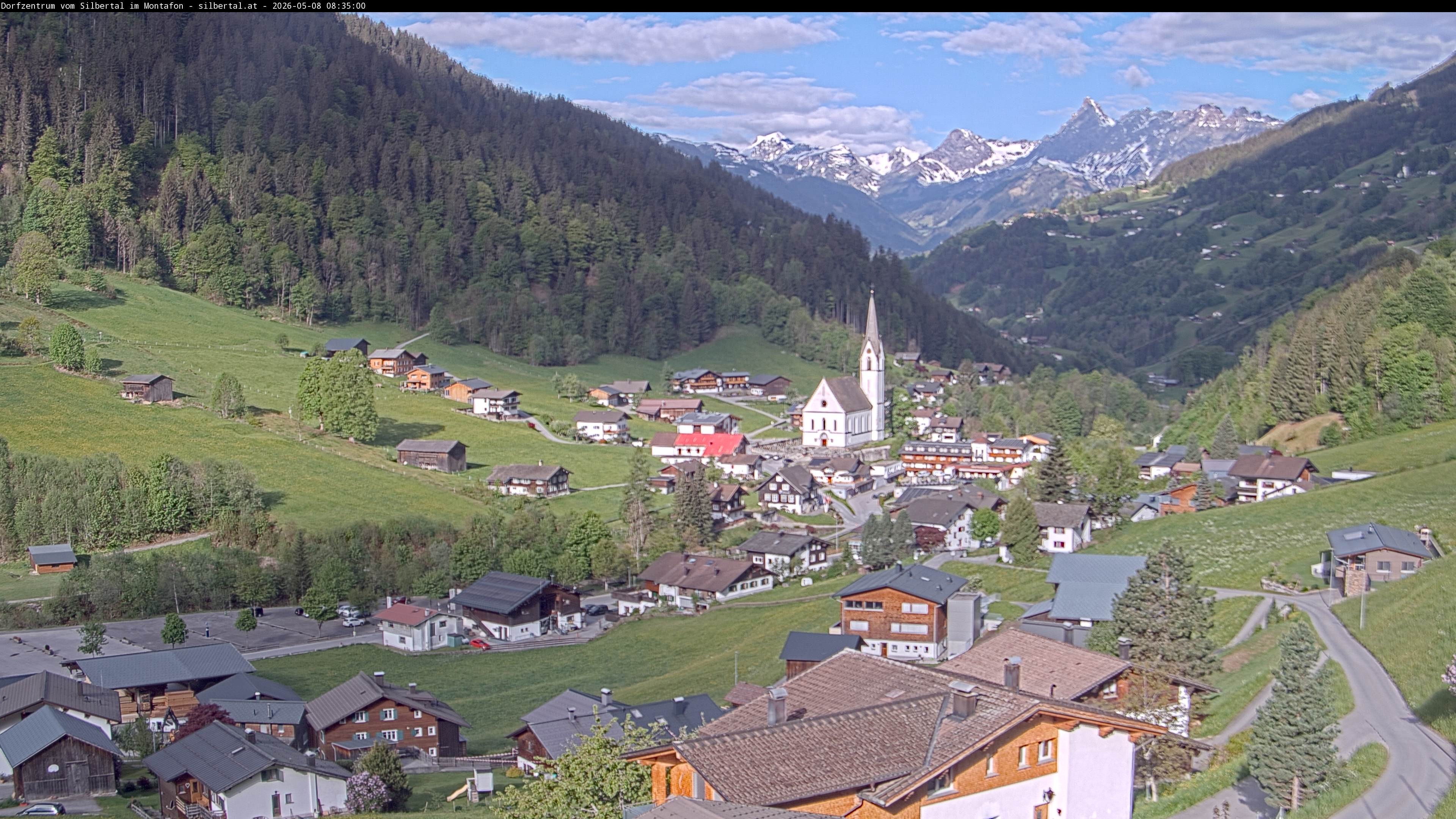 Archived image Webcam Silbertal, Vorarlberg