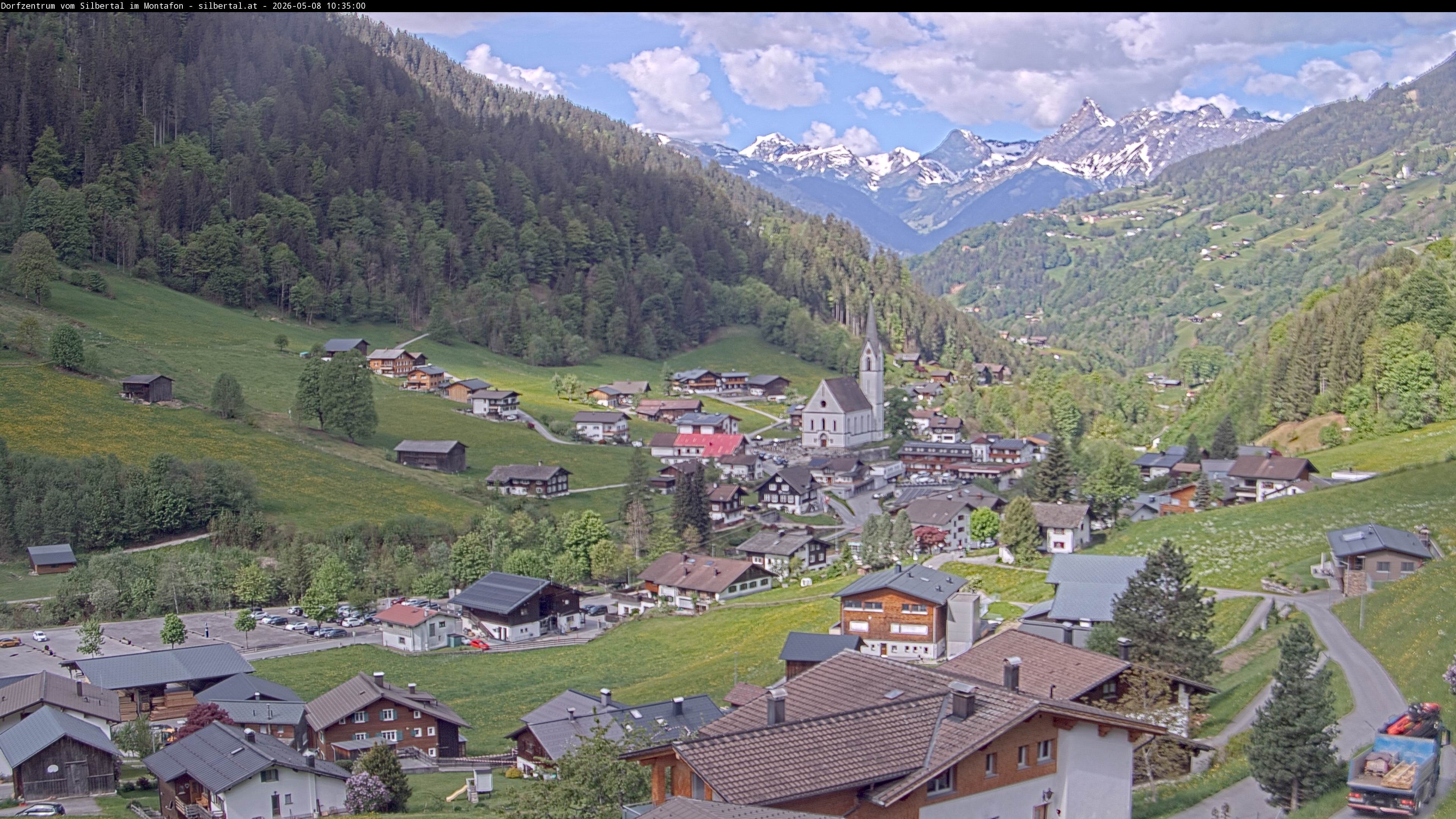 Archived image Webcam Silbertal, Vorarlberg