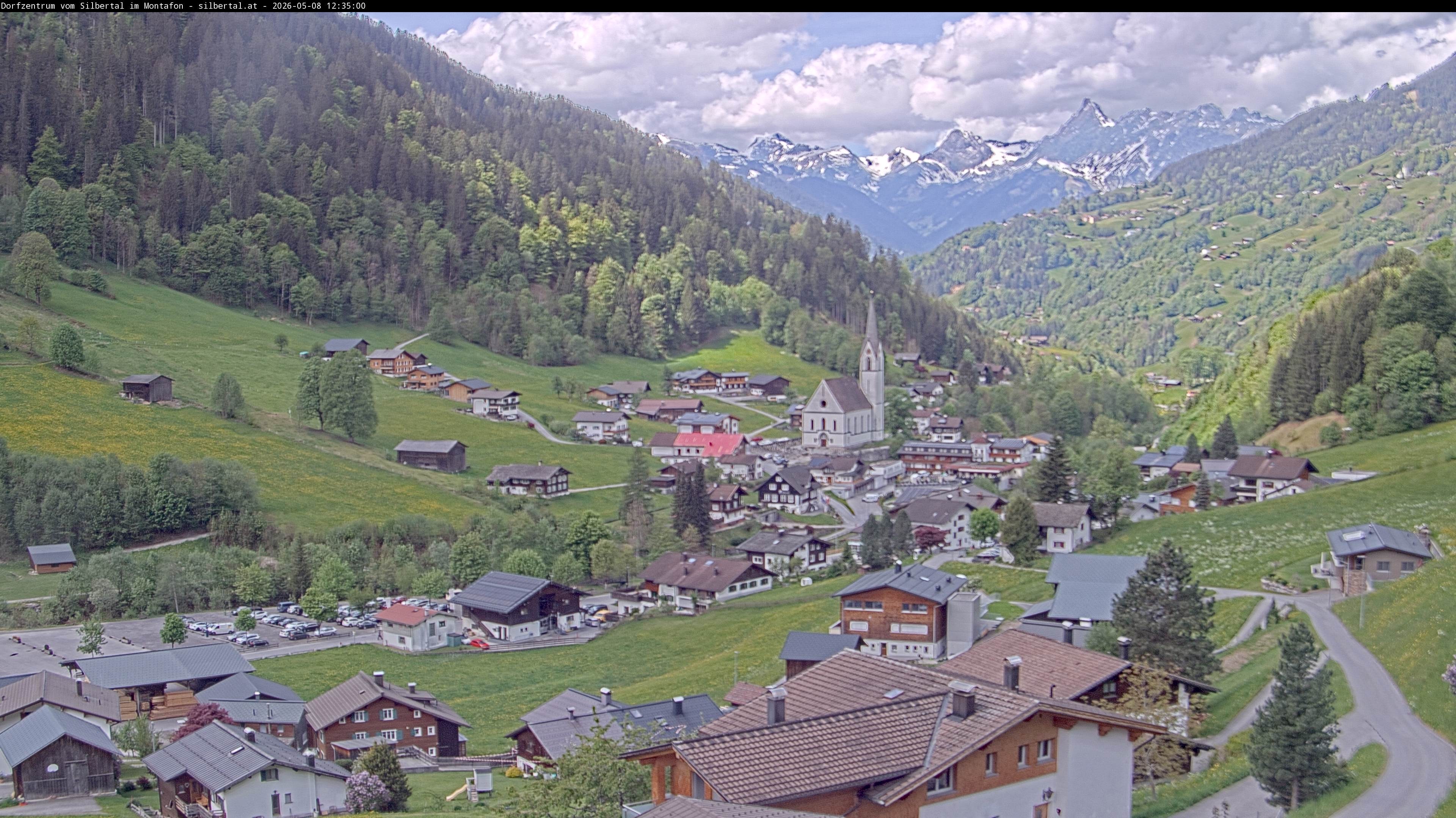 Archived image Webcam Silbertal, Vorarlberg