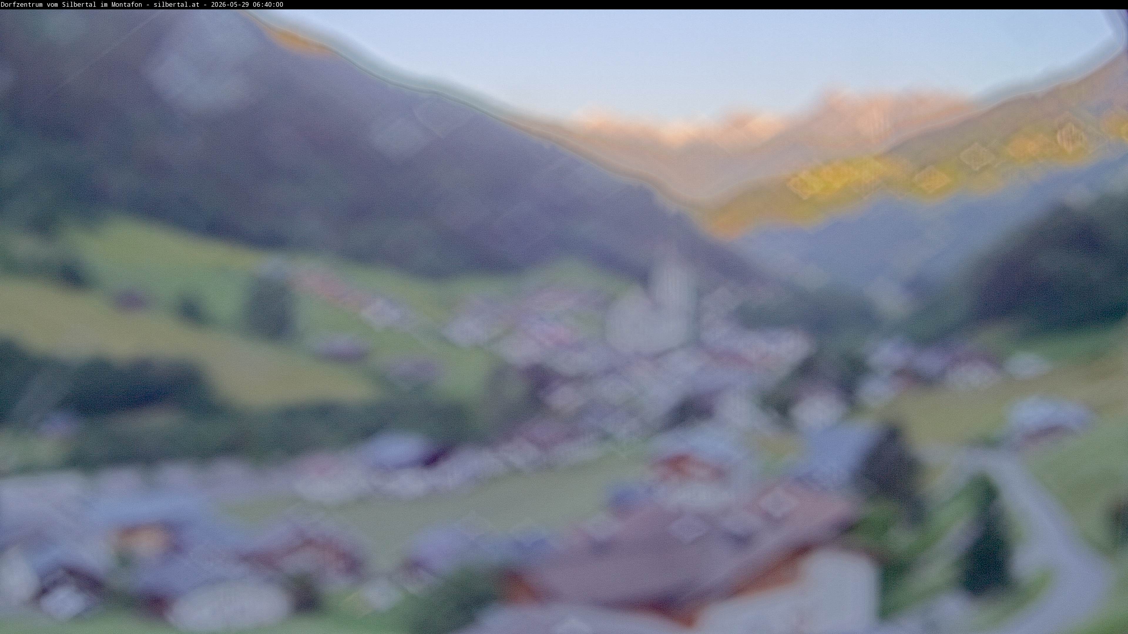 Archiv Foto Webcam Blick auf Silbertal, Vorarlberg