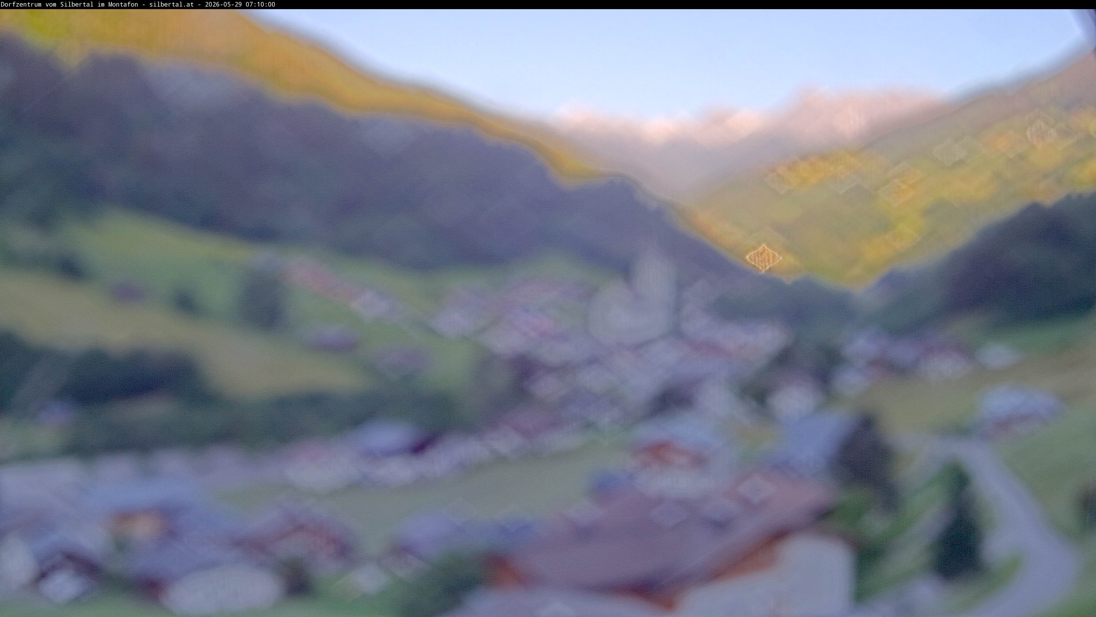 Archiv Foto Webcam Blick auf Silbertal, Vorarlberg