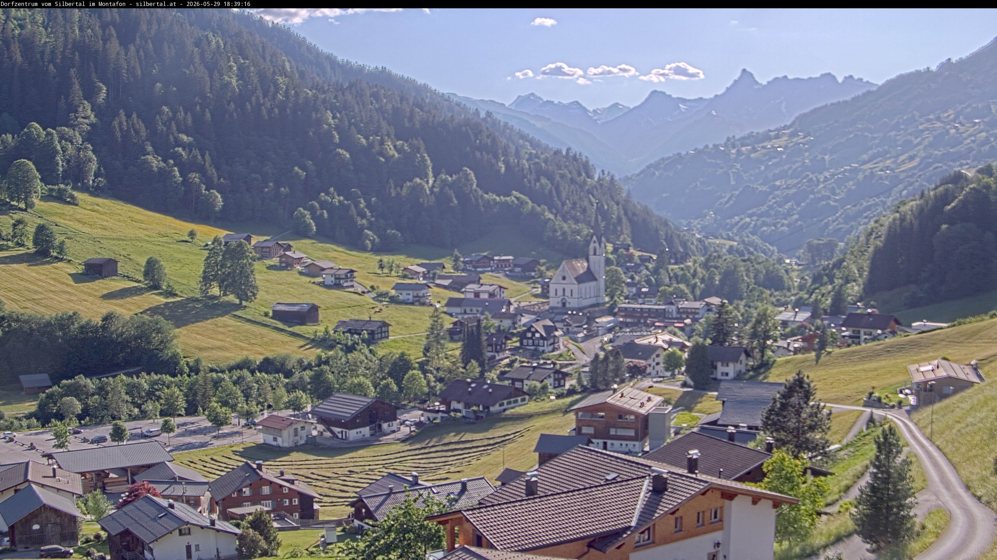 Archiv Foto Webcam Blick auf Silbertal, Vorarlberg