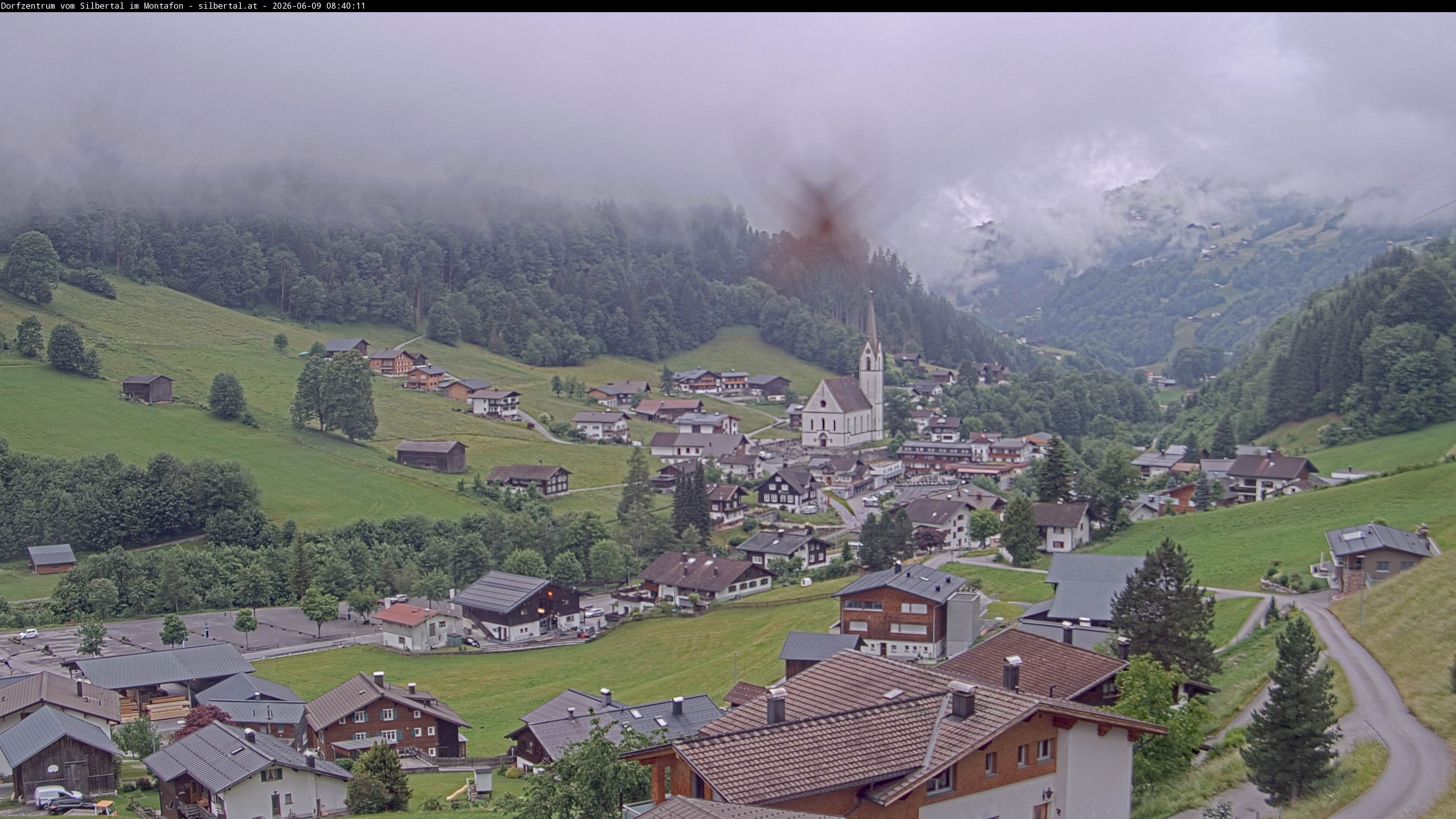 Archiv Foto Webcam Blick auf Silbertal, Vorarlberg