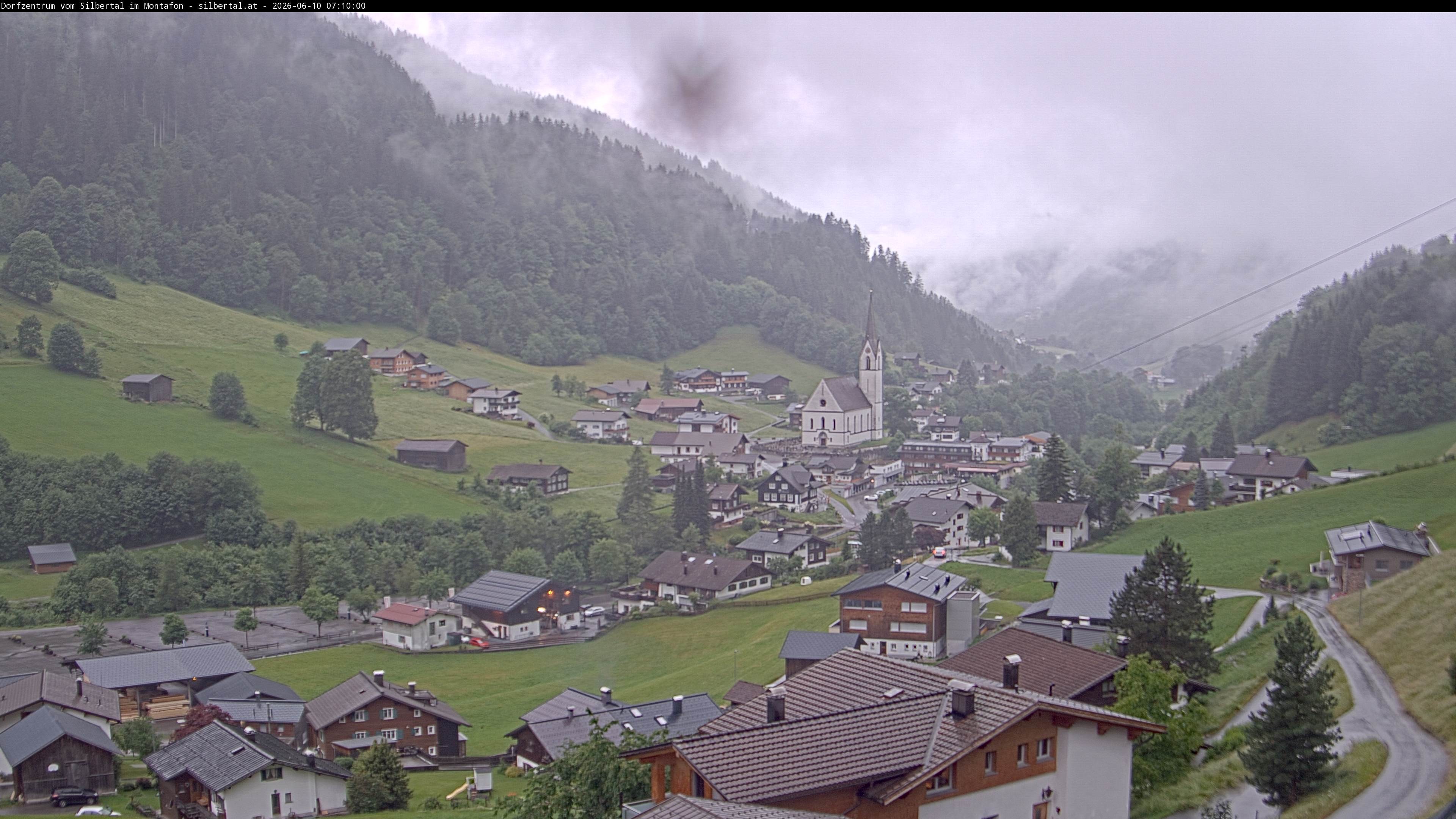 Archiv Foto Webcam Blick auf Silbertal, Vorarlberg