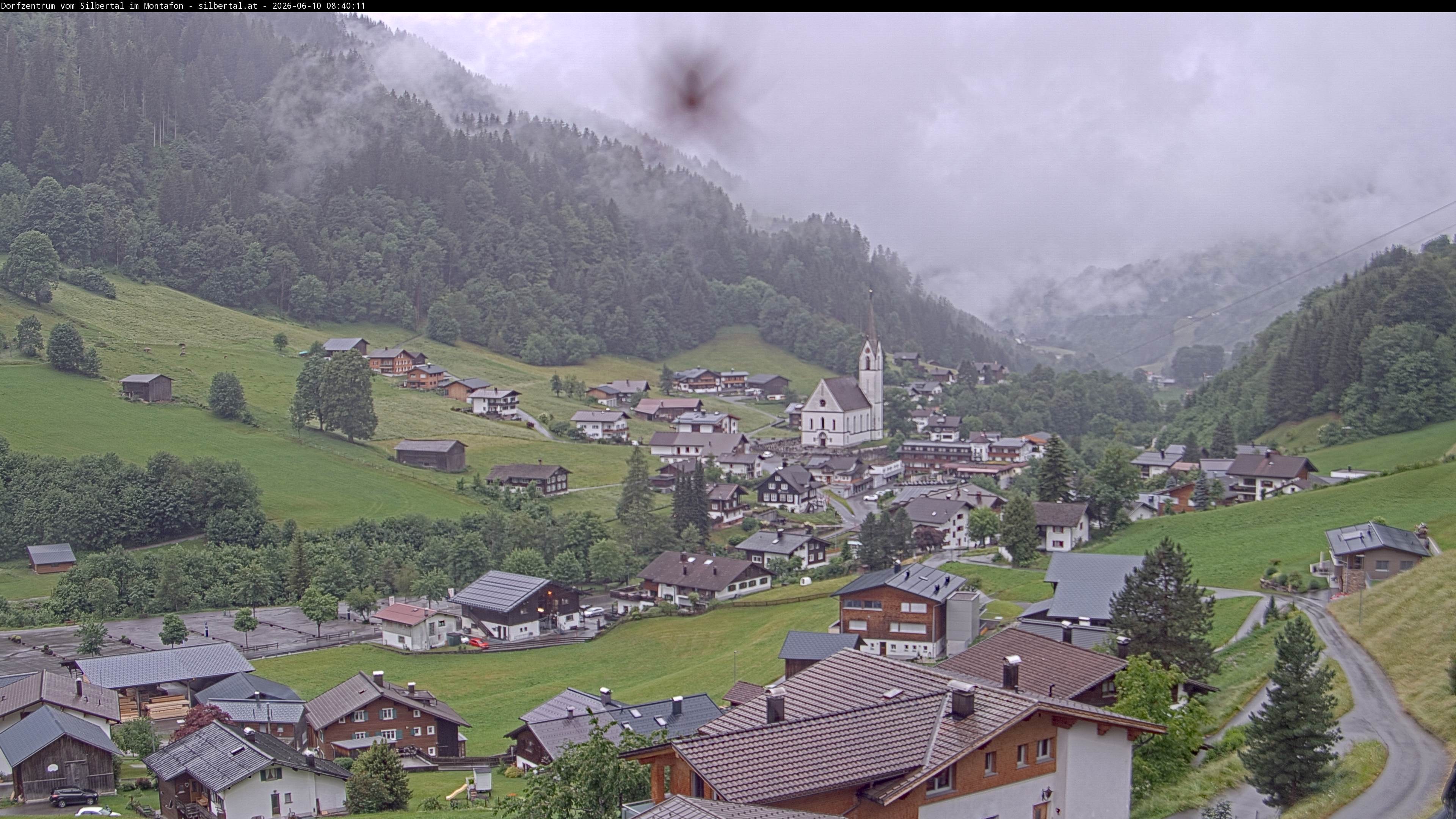 Archiv Foto Webcam Blick auf Silbertal, Vorarlberg