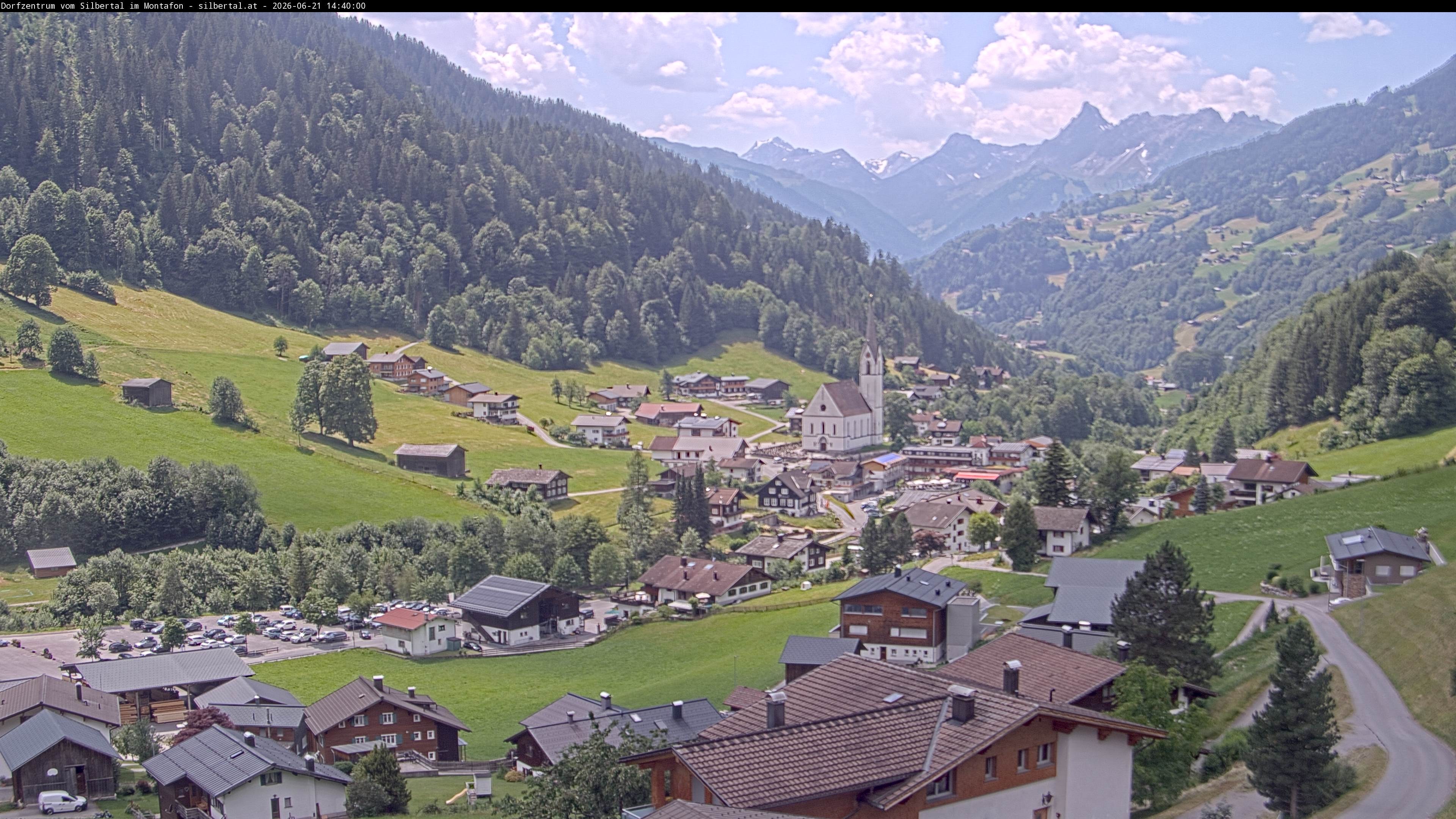 Archived image Webcam Silbertal, Vorarlberg