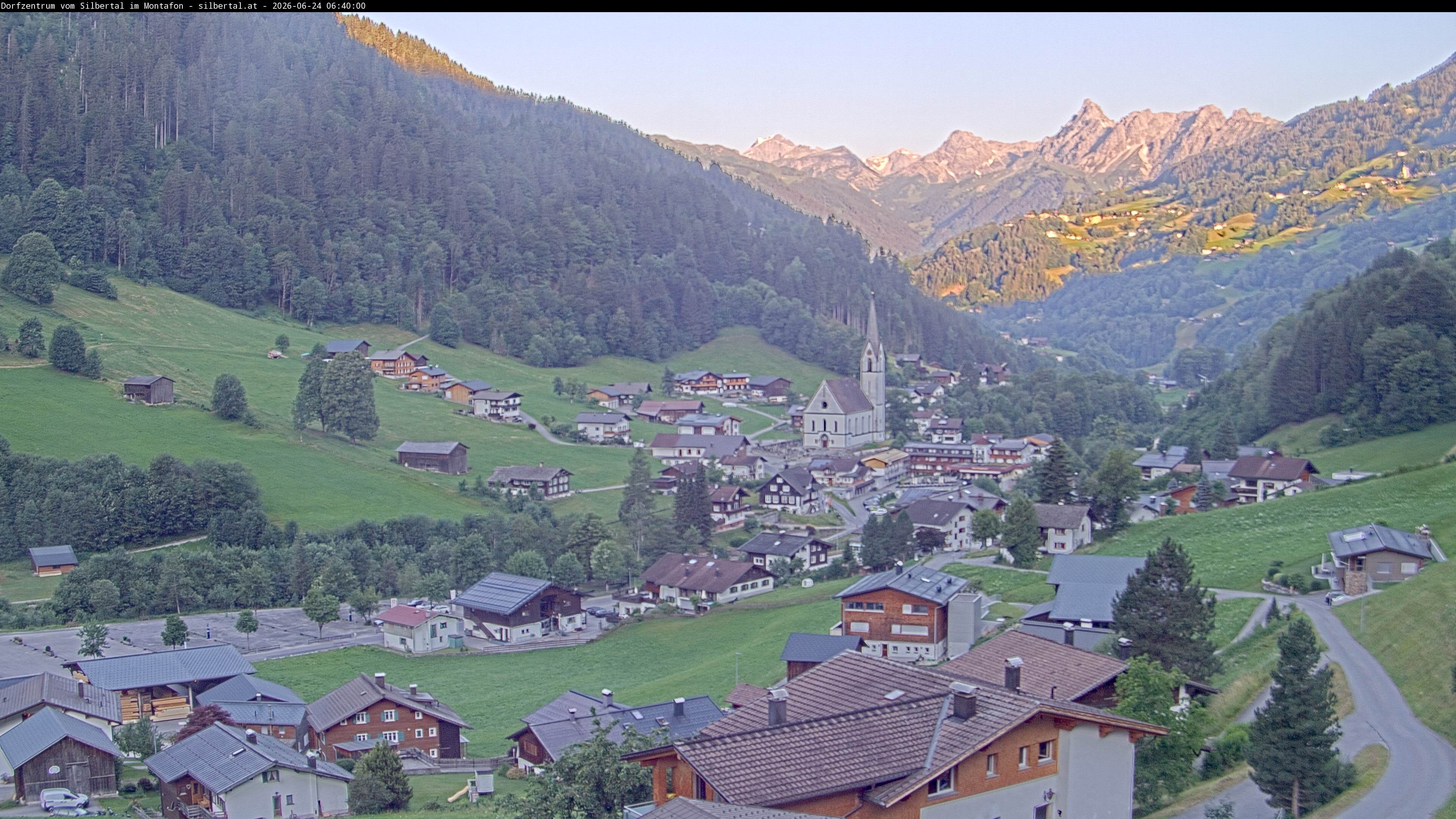 Archived image Webcam Silbertal, Vorarlberg