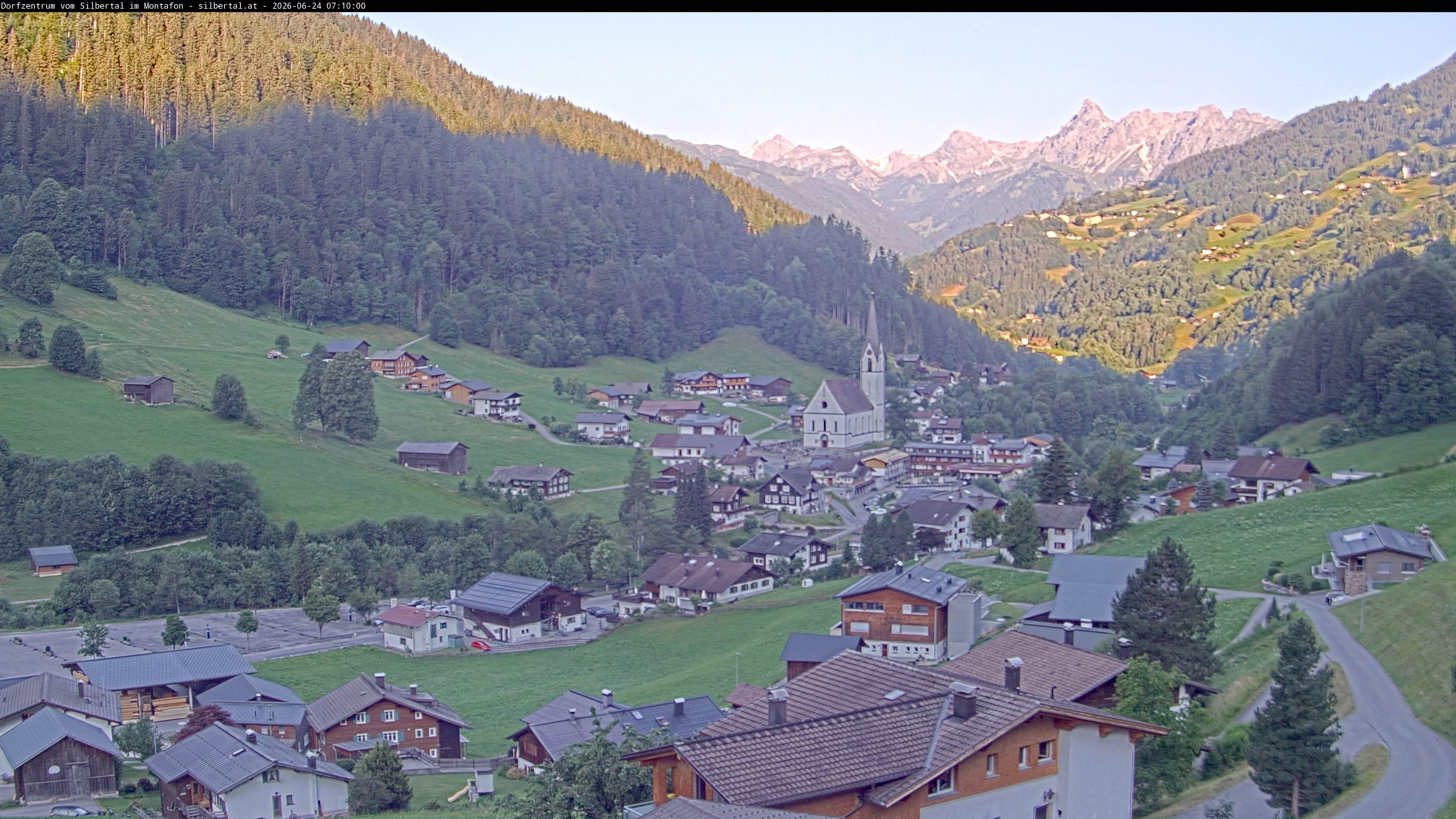 Archived image Webcam Silbertal, Vorarlberg