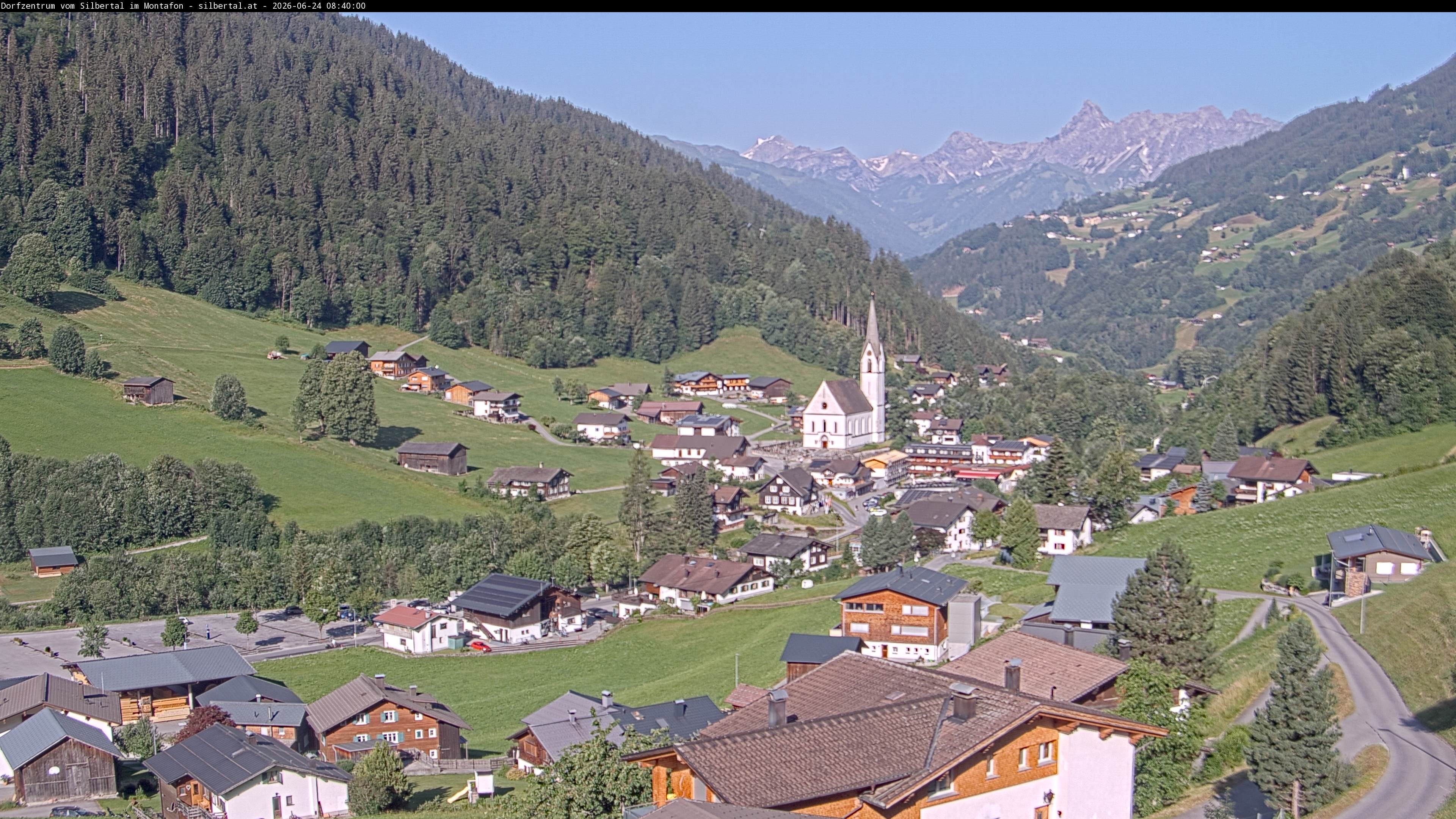 Archived image Webcam Silbertal, Vorarlberg