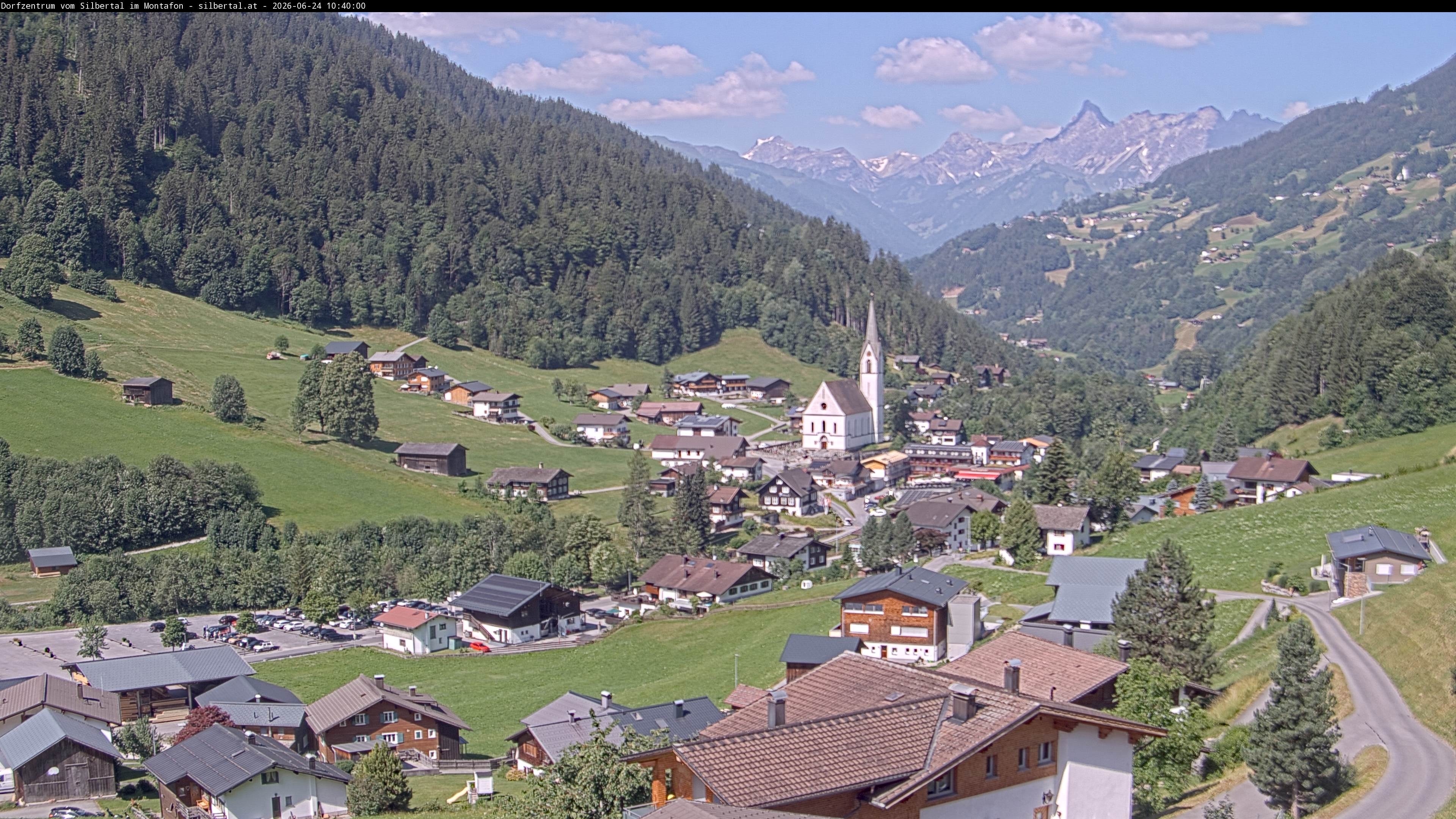 Archived image Webcam Silbertal, Vorarlberg