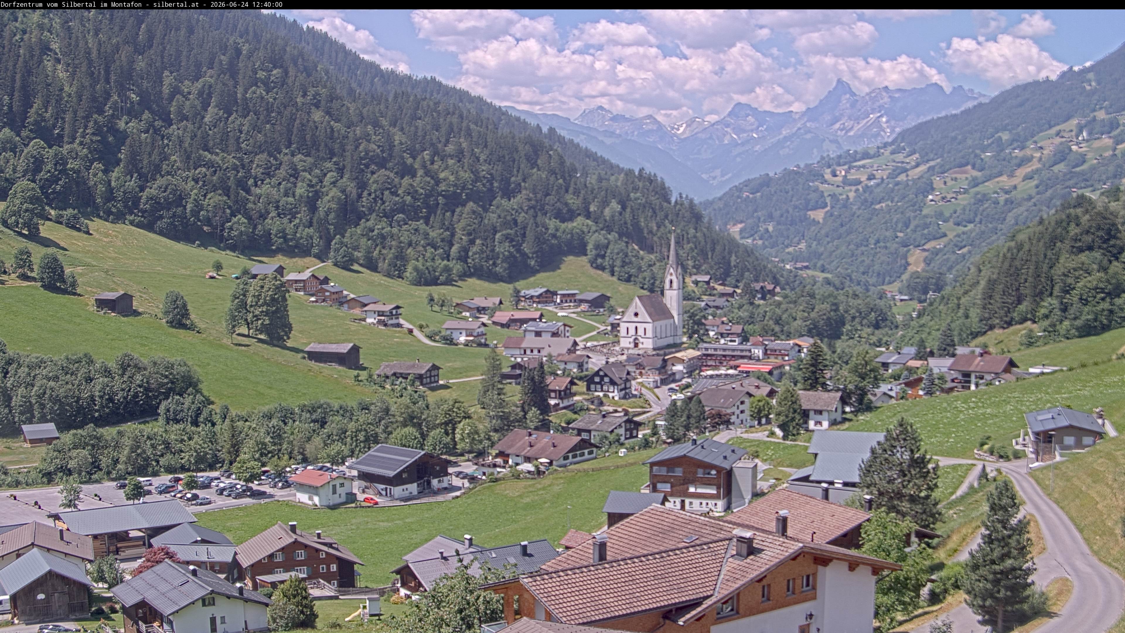 Archived image Webcam Silbertal, Vorarlberg
