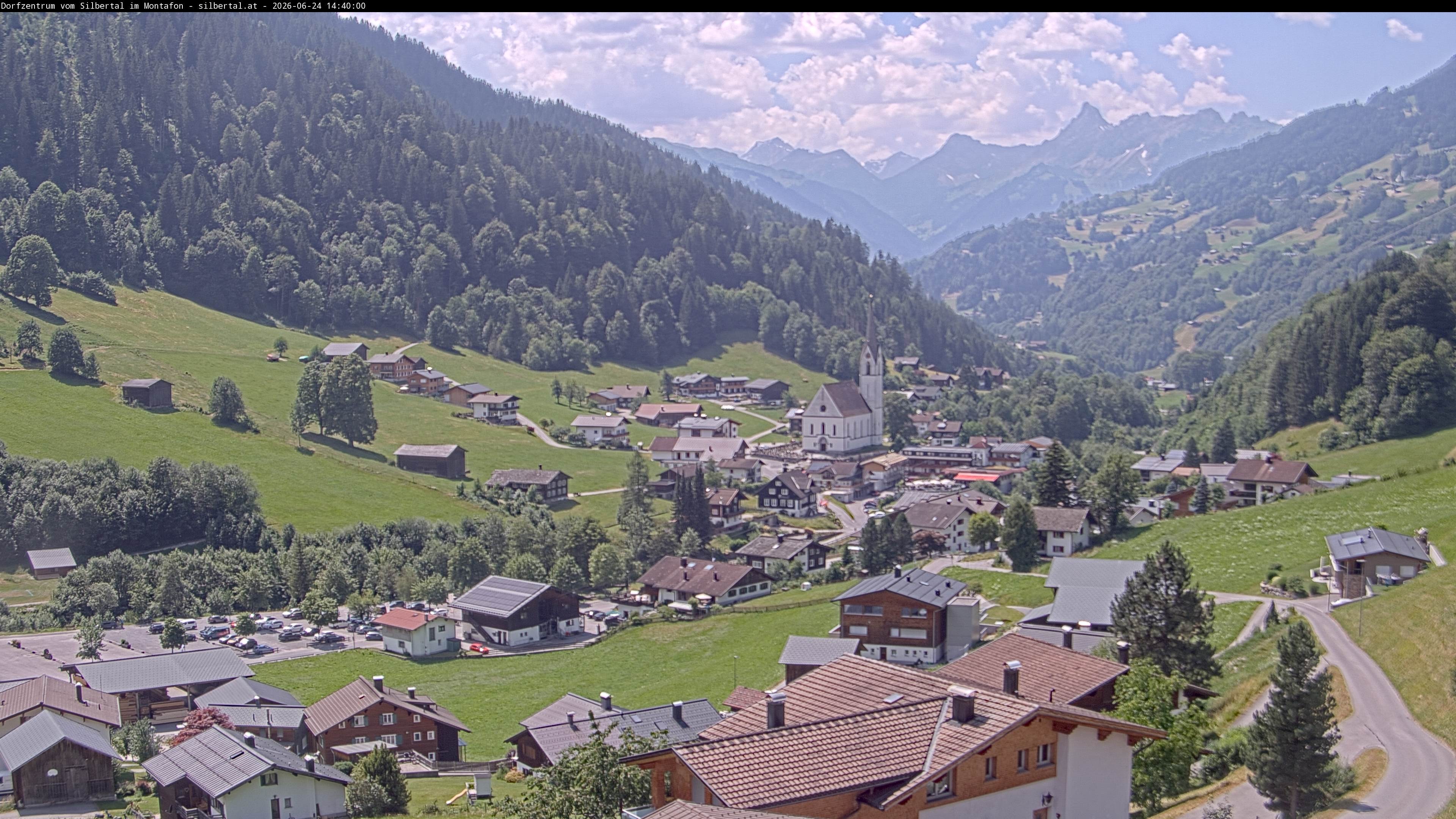 Archived image Webcam Silbertal, Vorarlberg