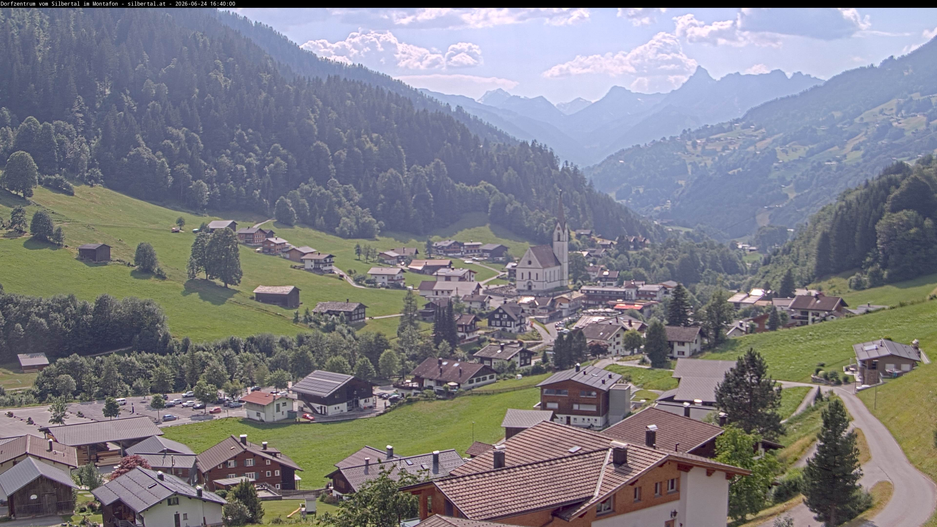 Archived image Webcam Silbertal, Vorarlberg