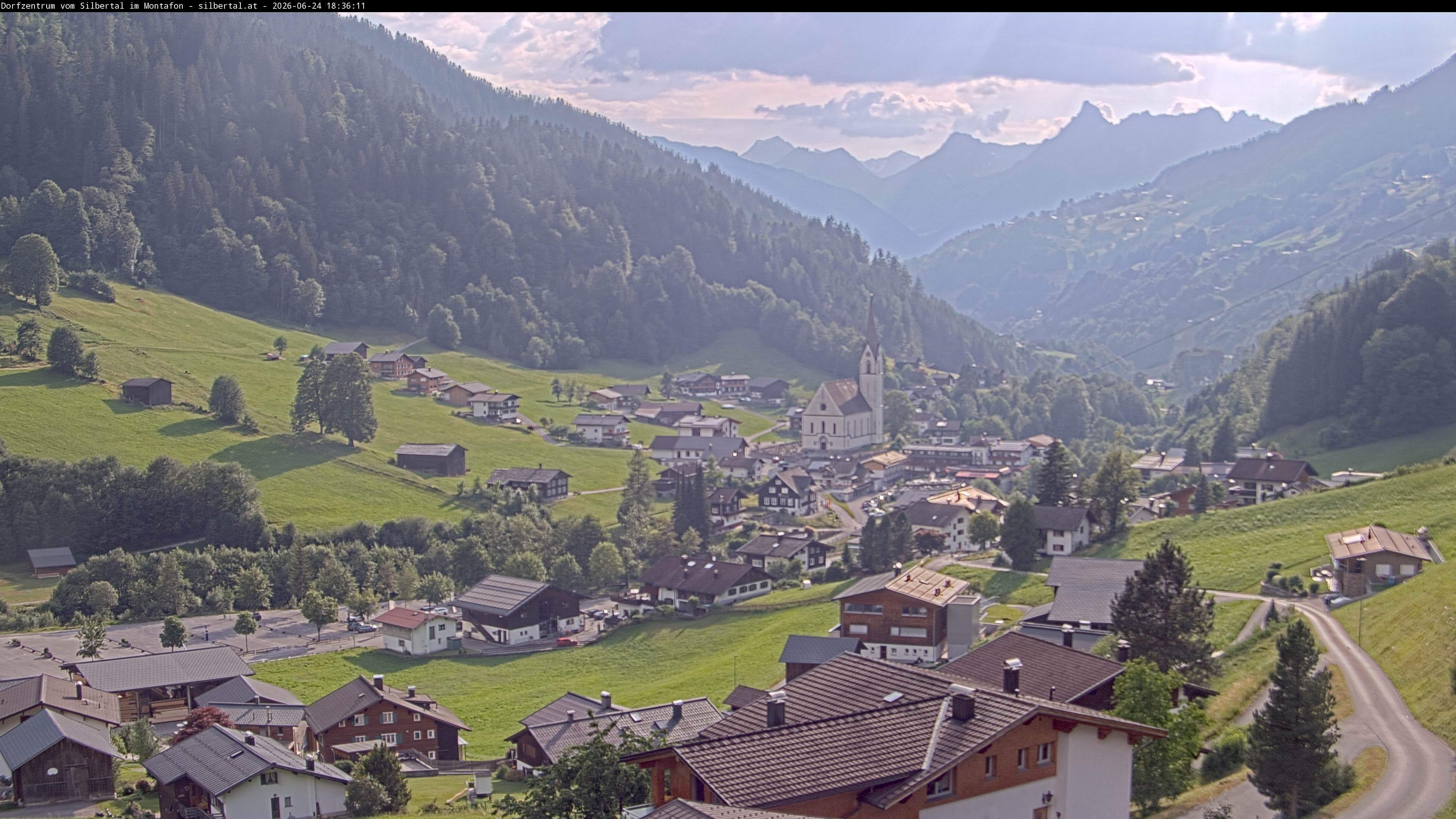 Archived image Webcam Silbertal, Vorarlberg