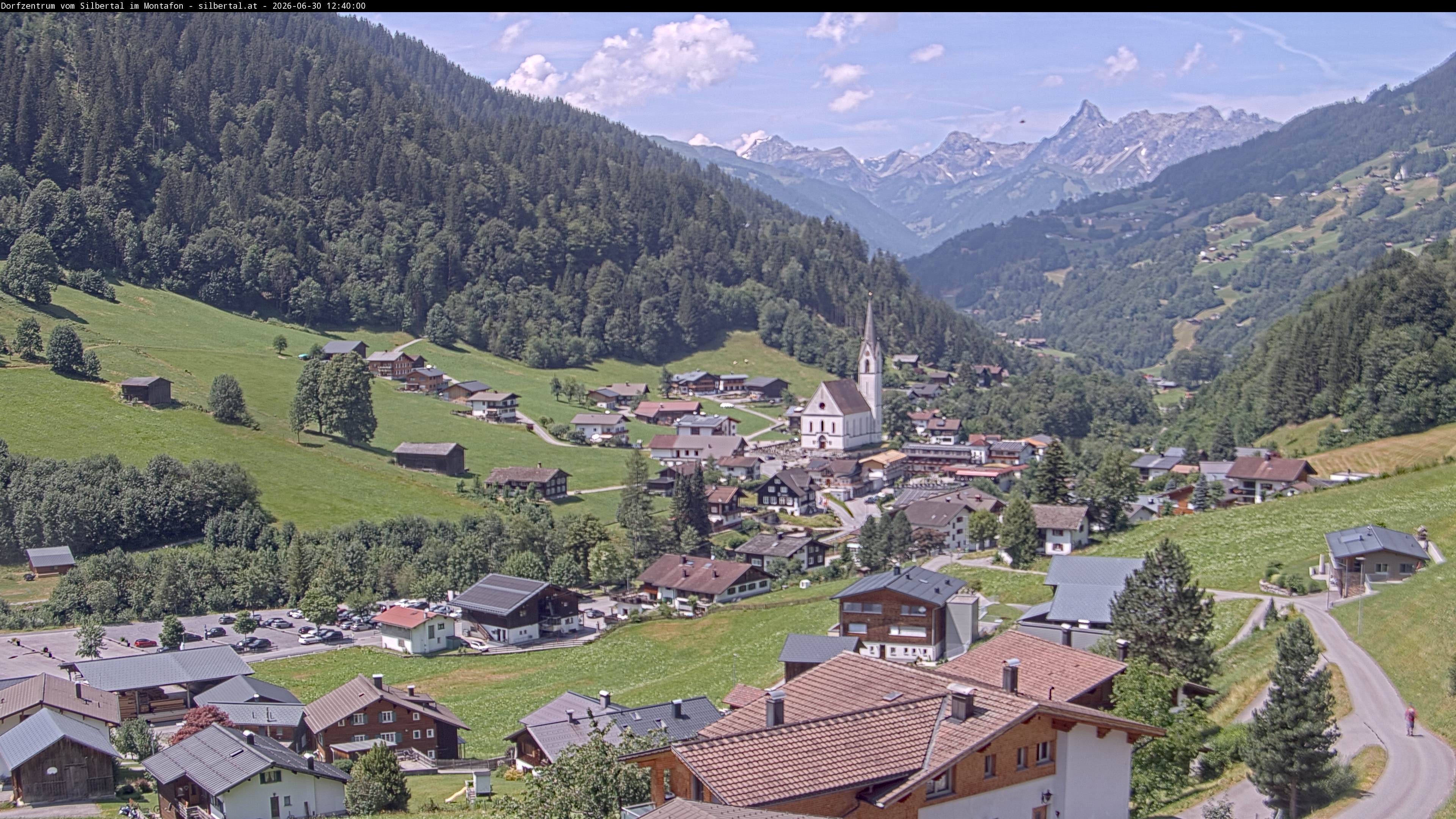 Archived image Webcam Silbertal, Vorarlberg