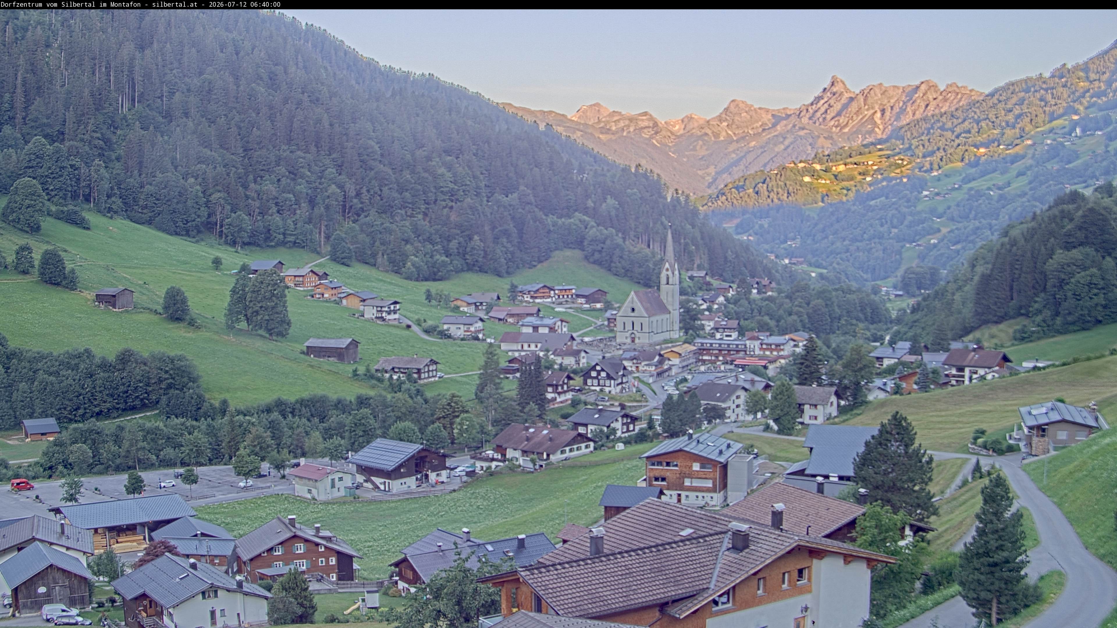 Archived image Webcam Silbertal, Vorarlberg