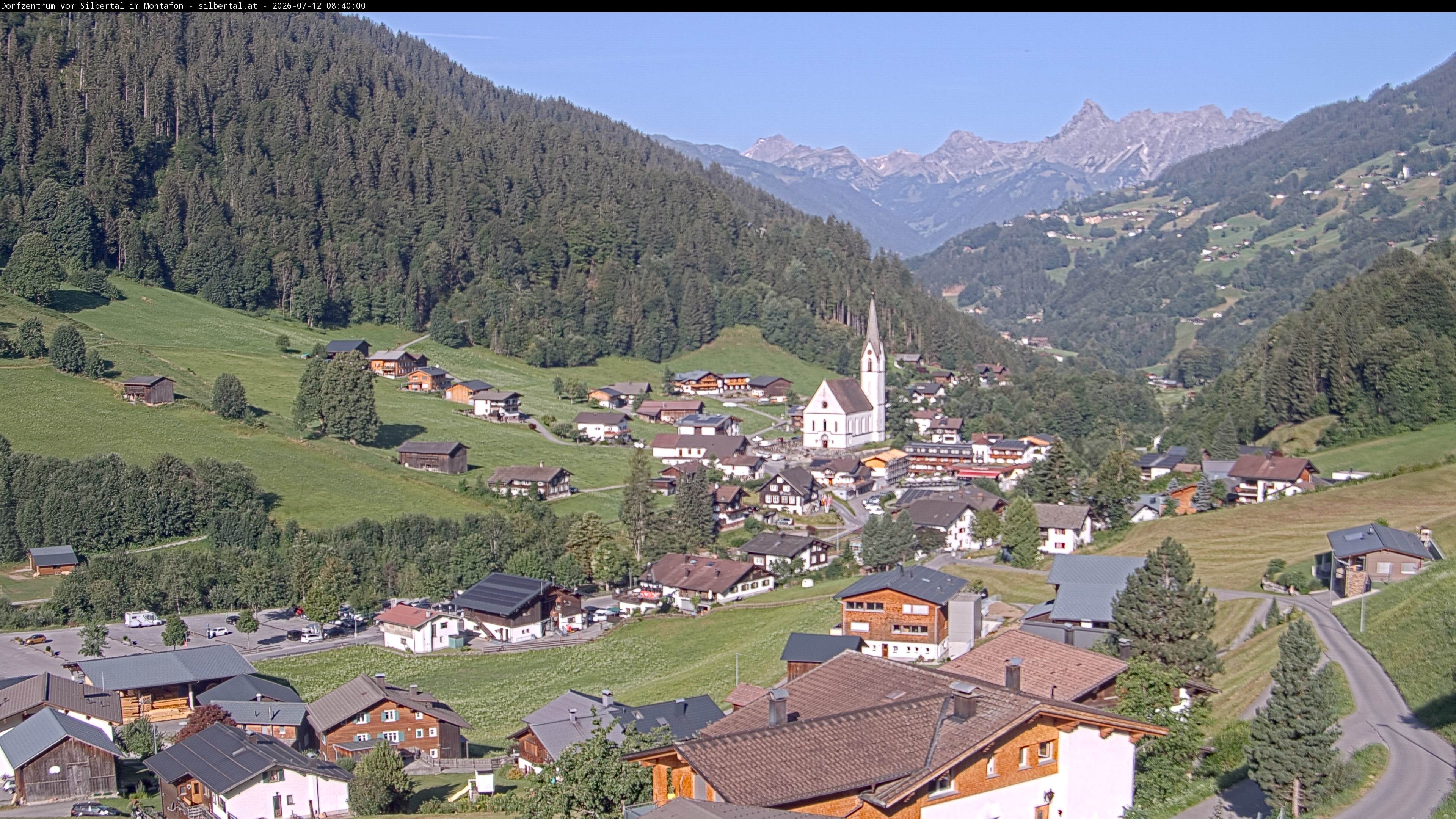 Archived image Webcam Silbertal, Vorarlberg
