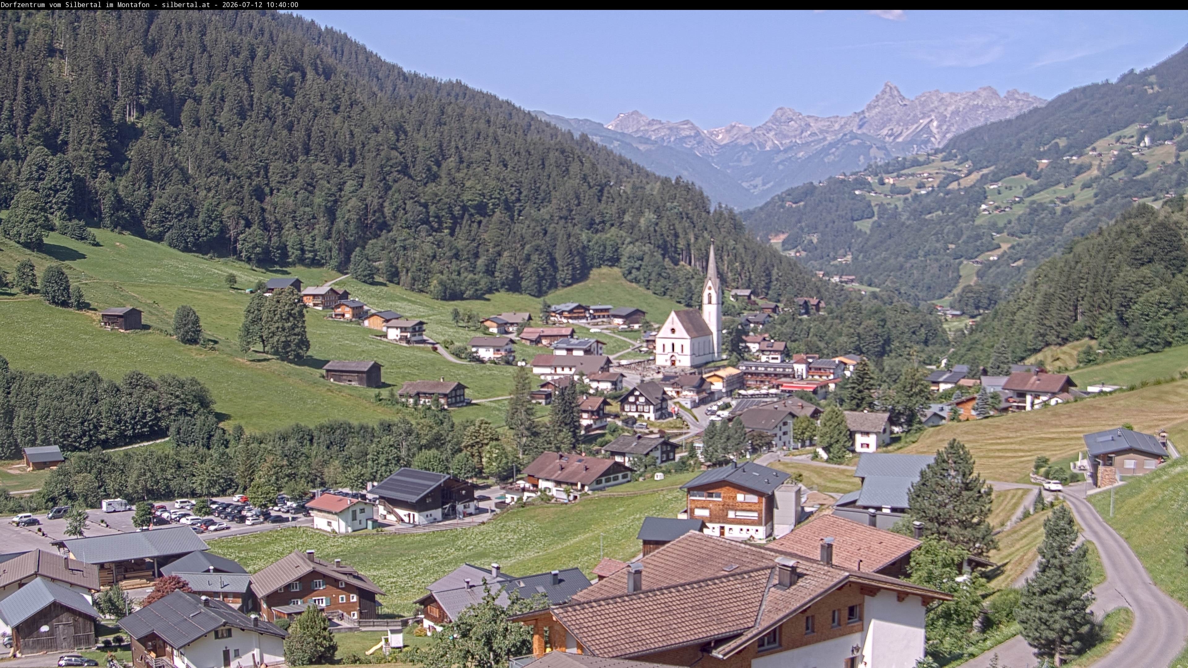 Archived image Webcam Silbertal, Vorarlberg