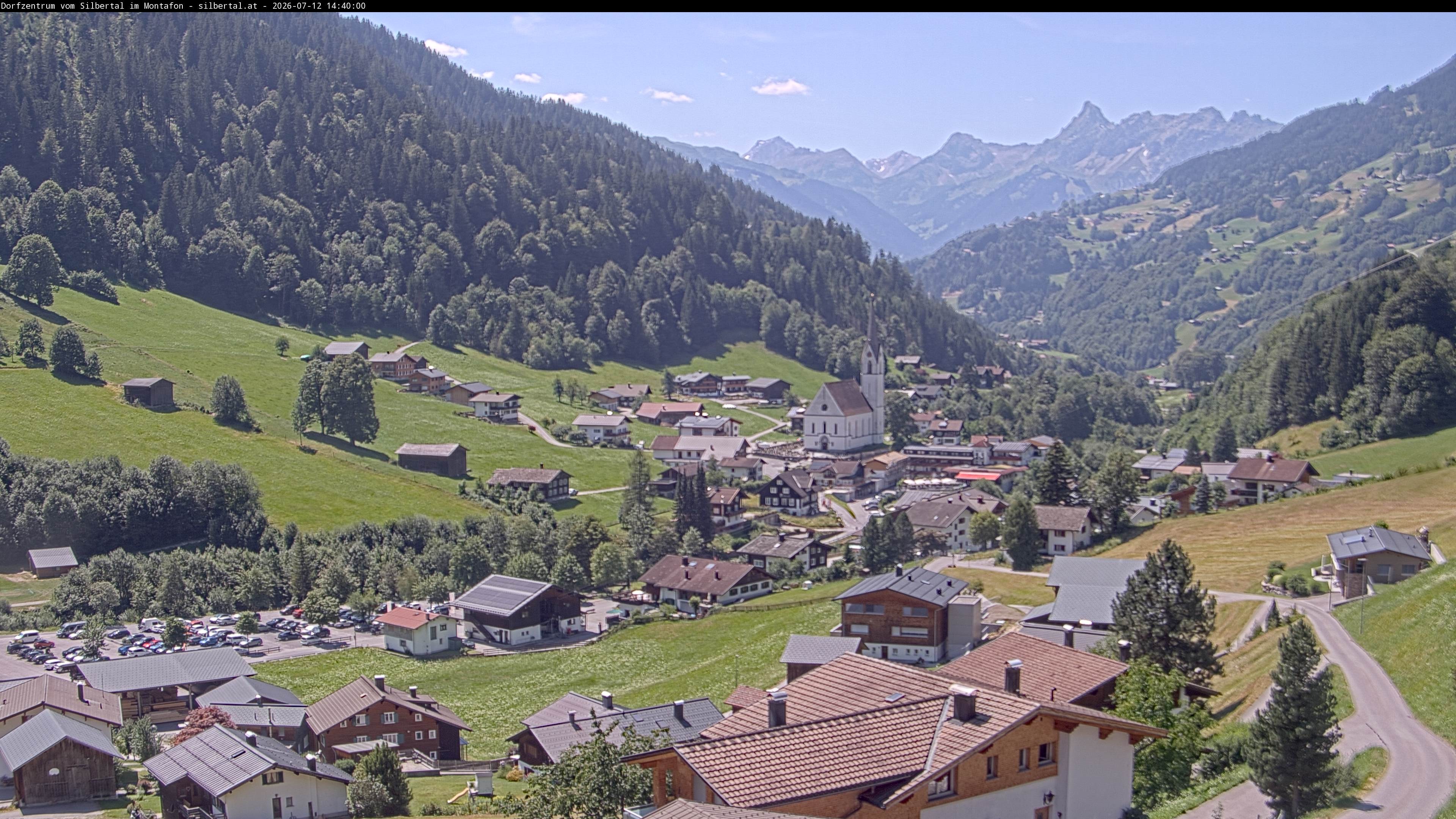 Archived image Webcam Silbertal, Vorarlberg