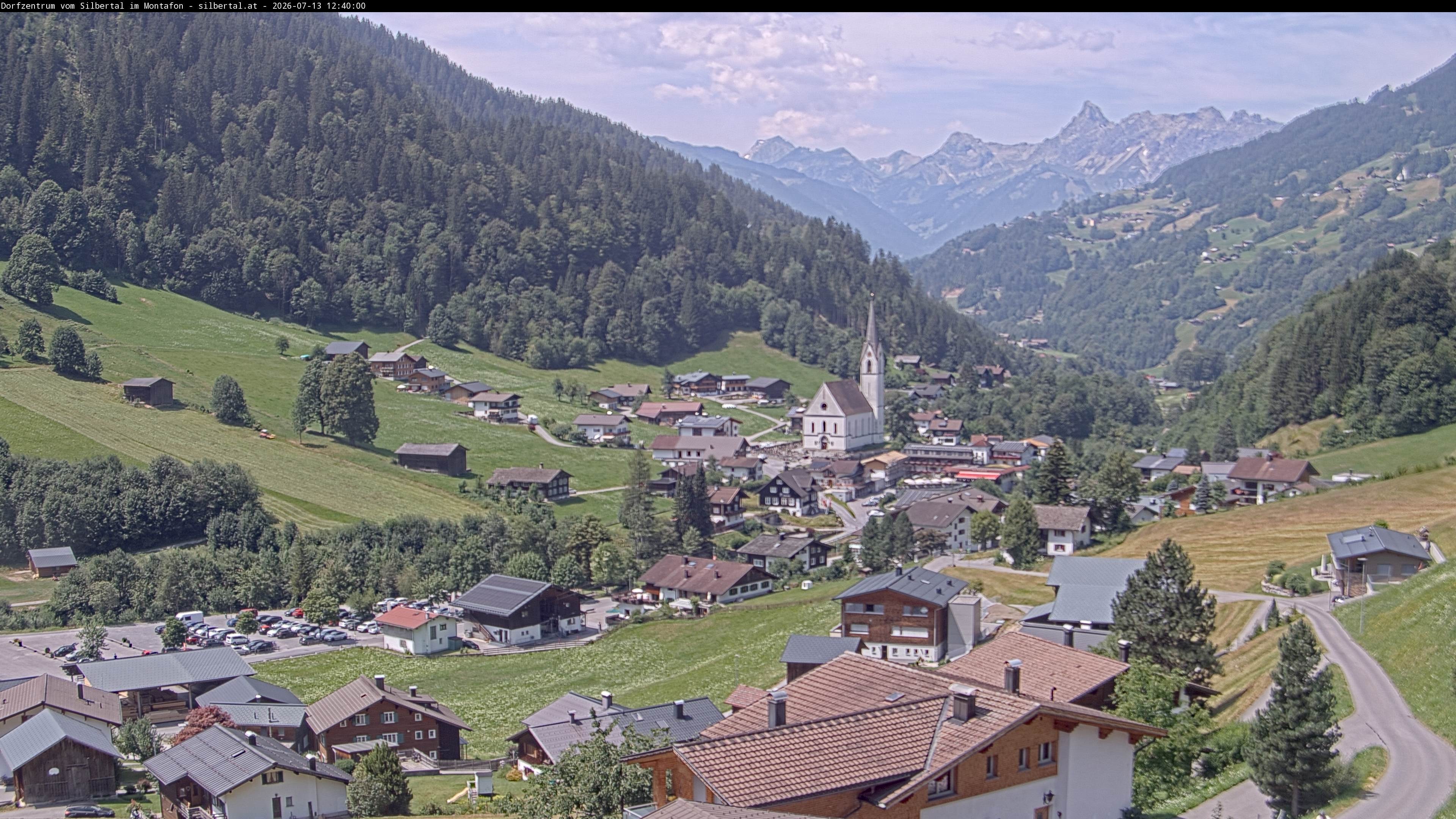Archived image Webcam Silbertal, Vorarlberg