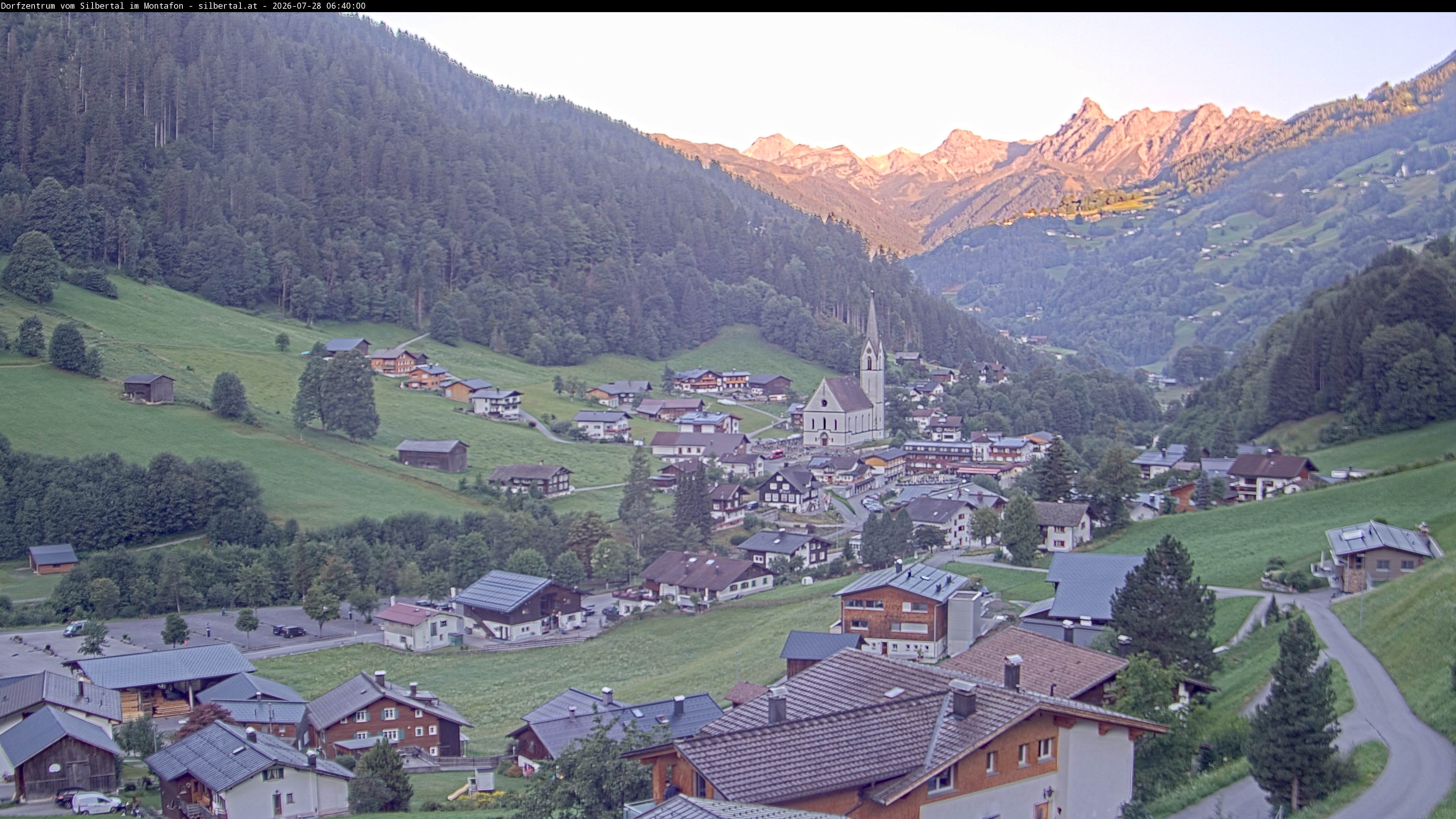 Archived image Webcam Silbertal, Vorarlberg