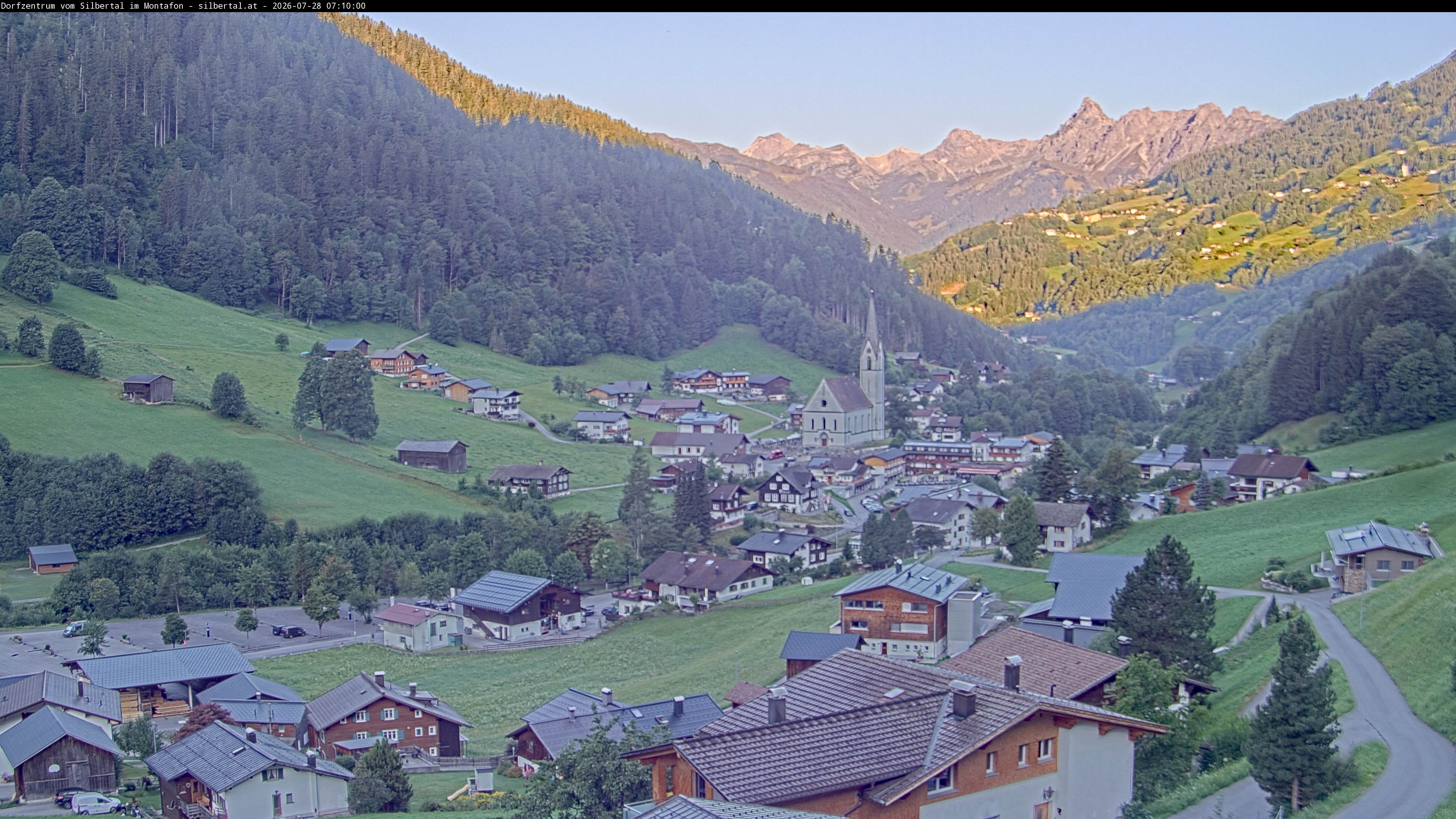 Archived image Webcam Silbertal, Vorarlberg