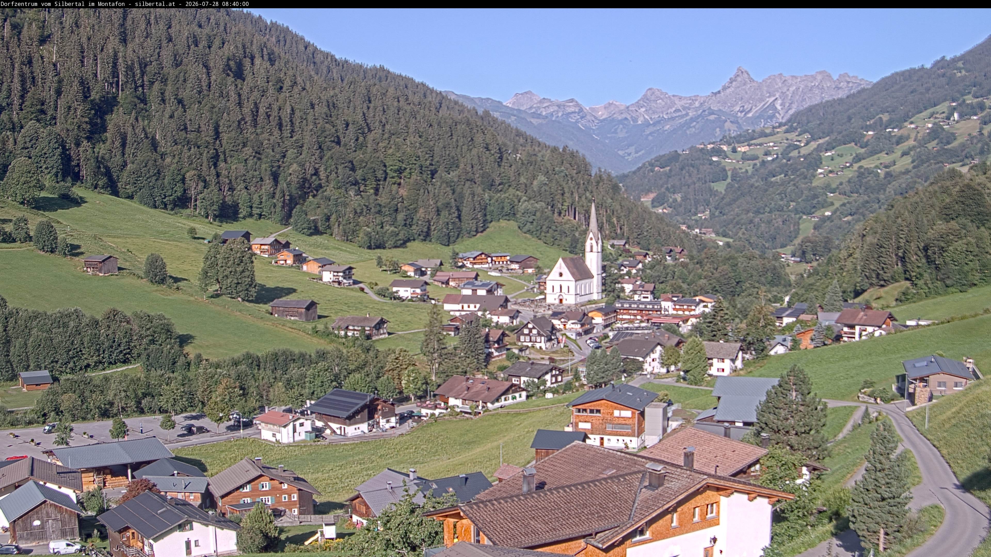 Archived image Webcam Silbertal, Vorarlberg