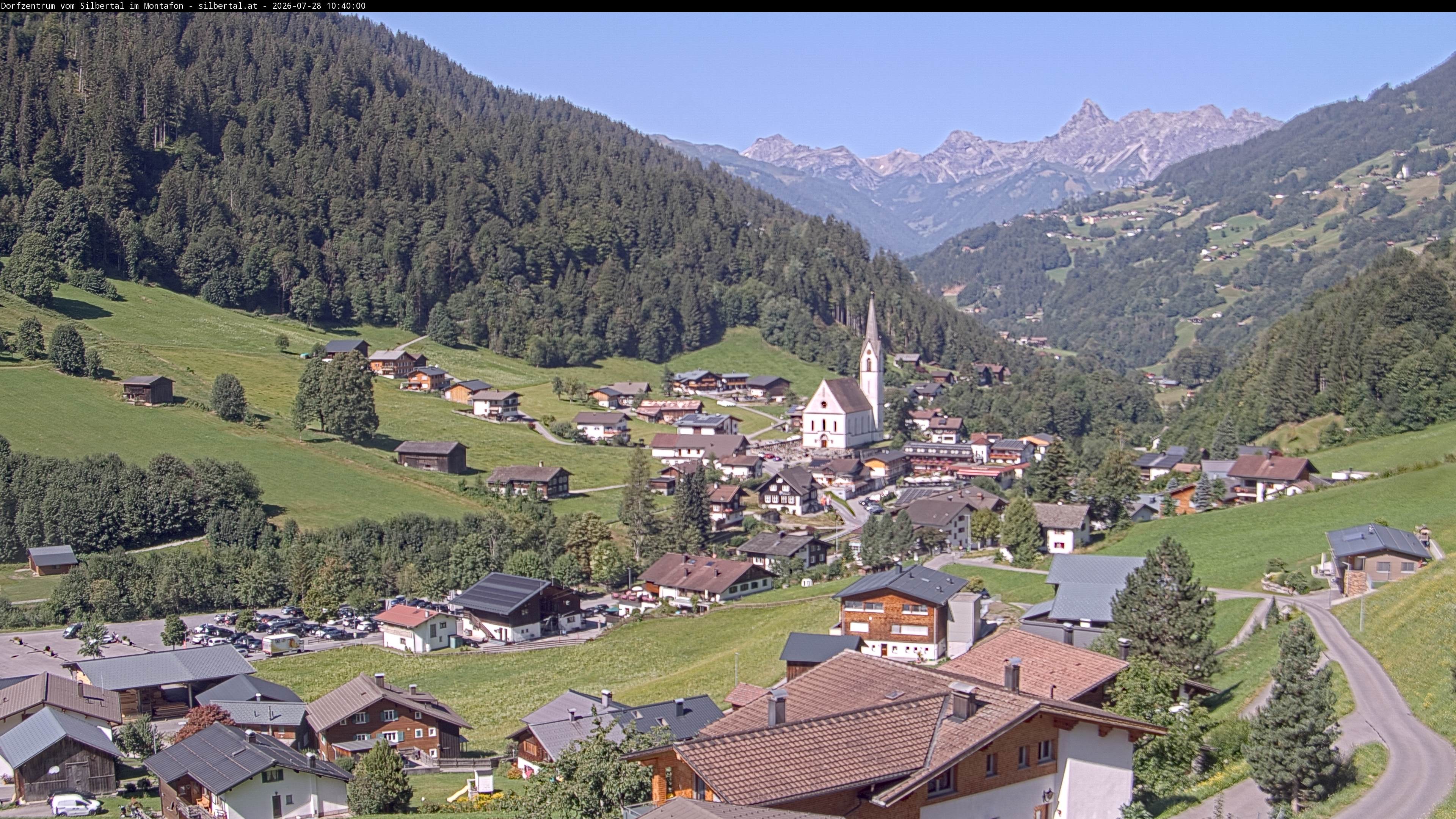 Archived image Webcam Silbertal, Vorarlberg