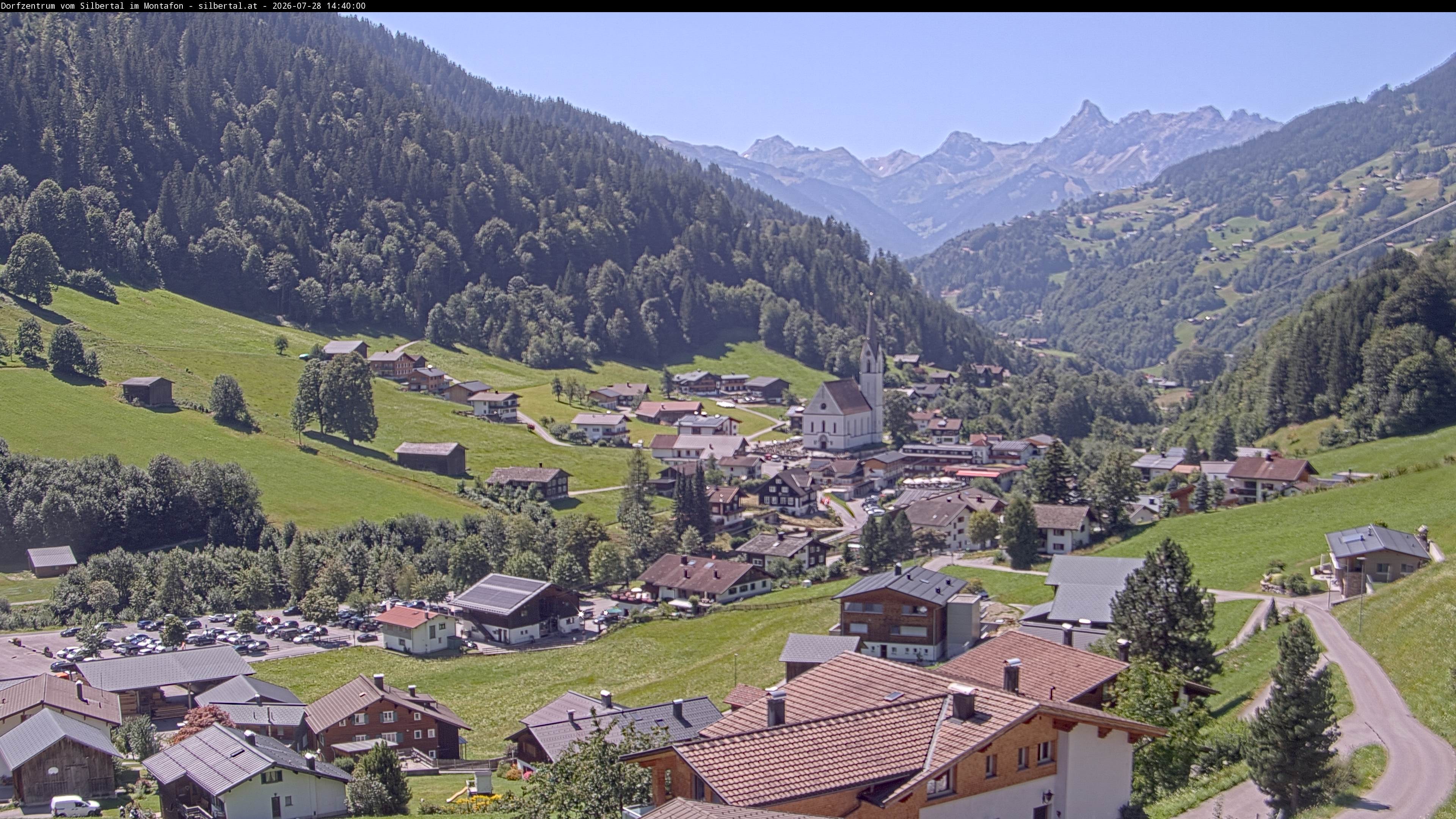 Archived image Webcam Silbertal, Vorarlberg