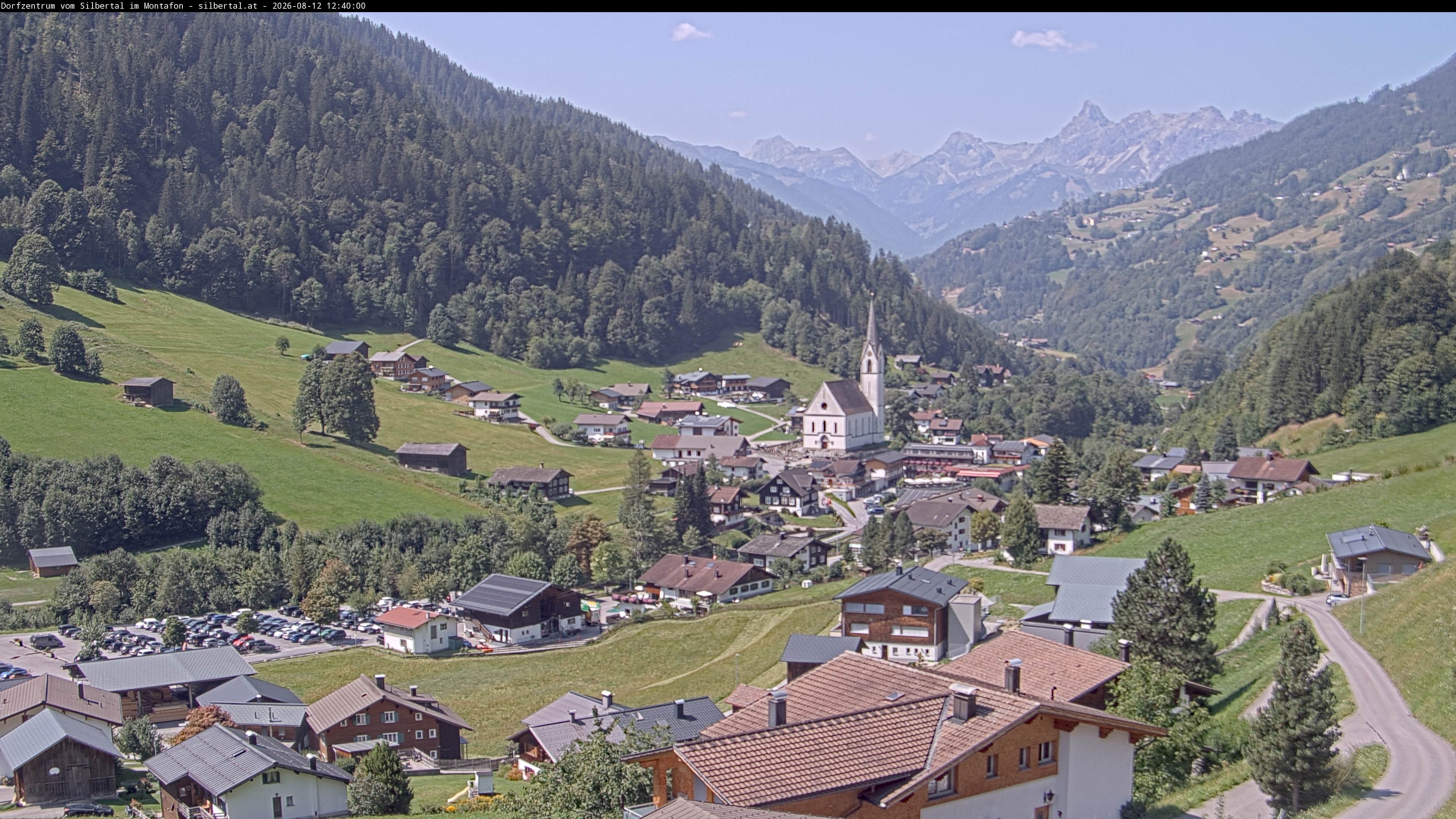 Archived image Webcam Silbertal, Vorarlberg
