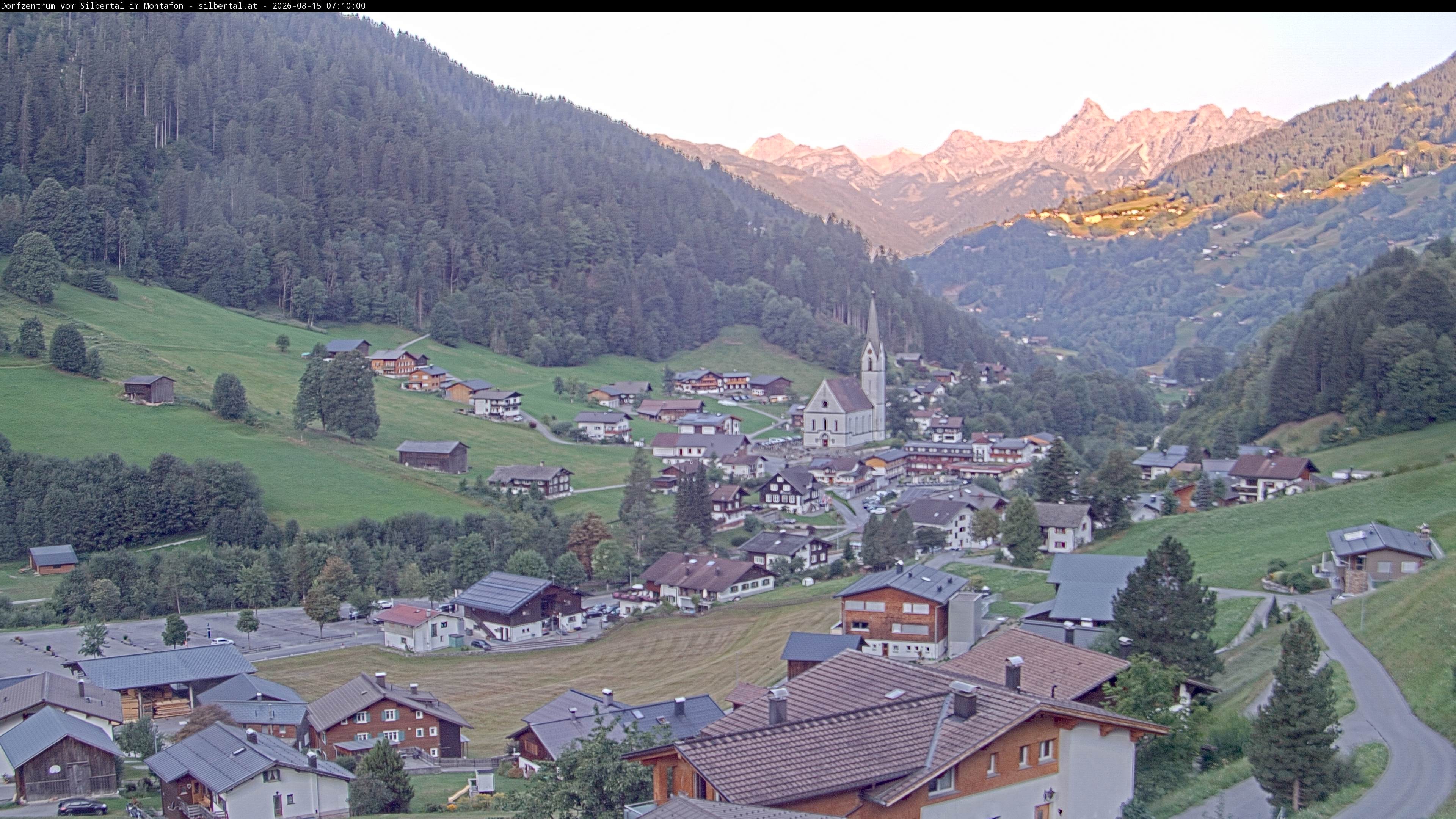 Archived image Webcam Silbertal, Vorarlberg