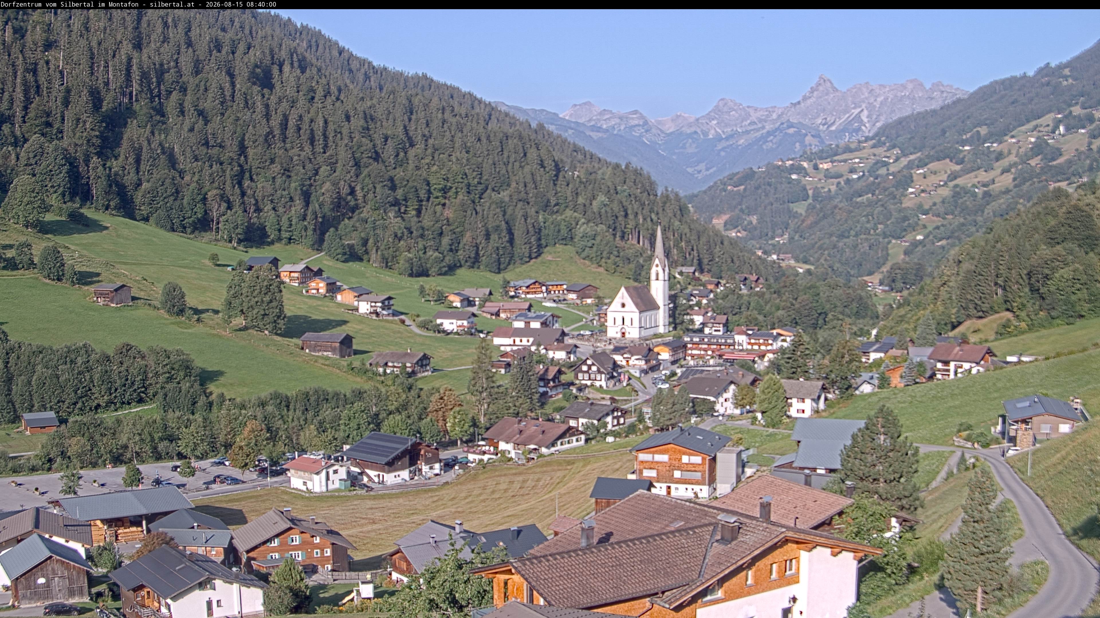 Archived image Webcam Silbertal, Vorarlberg